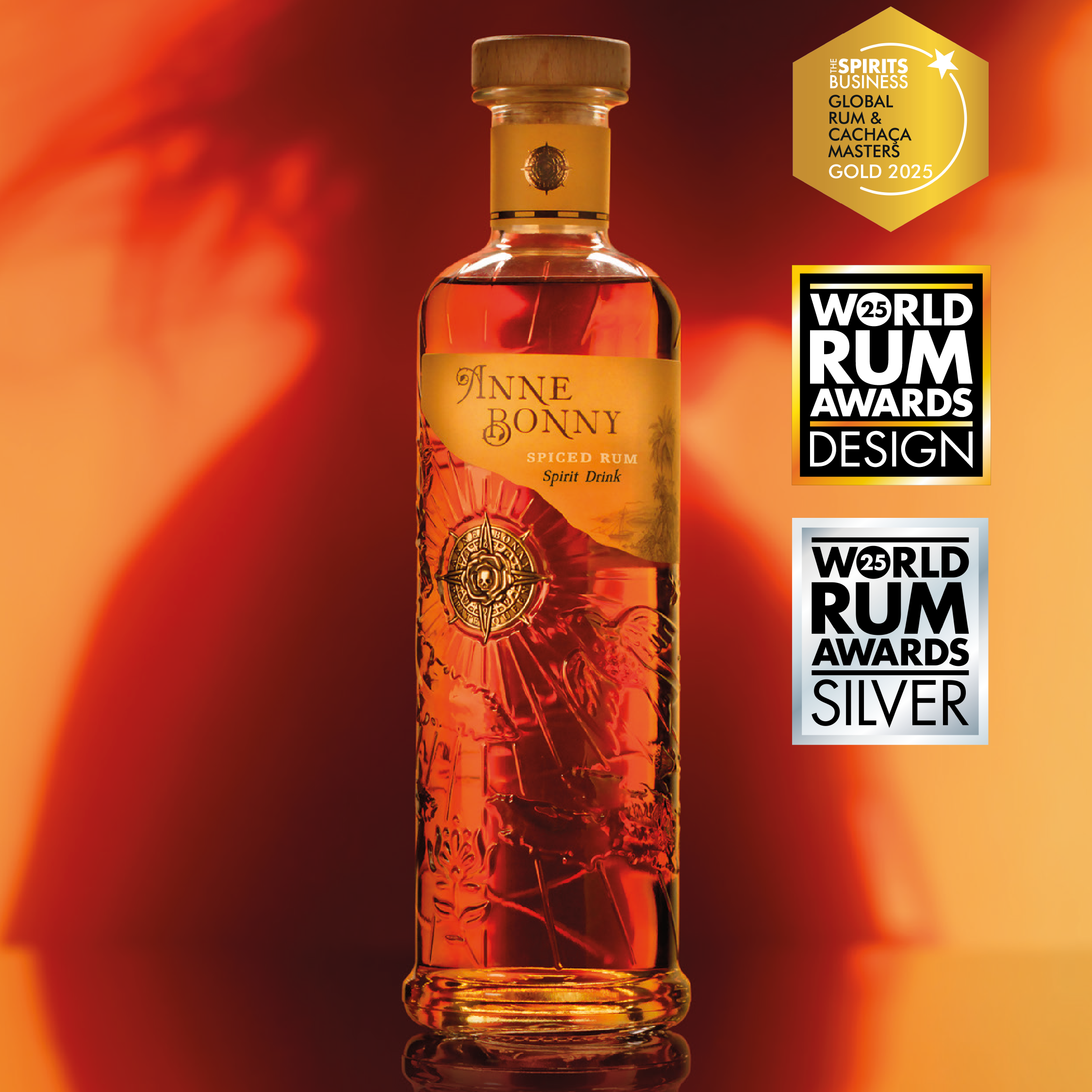 Anne Bonny™ Spiced Rum - 70cl Rhum Maison Villevert