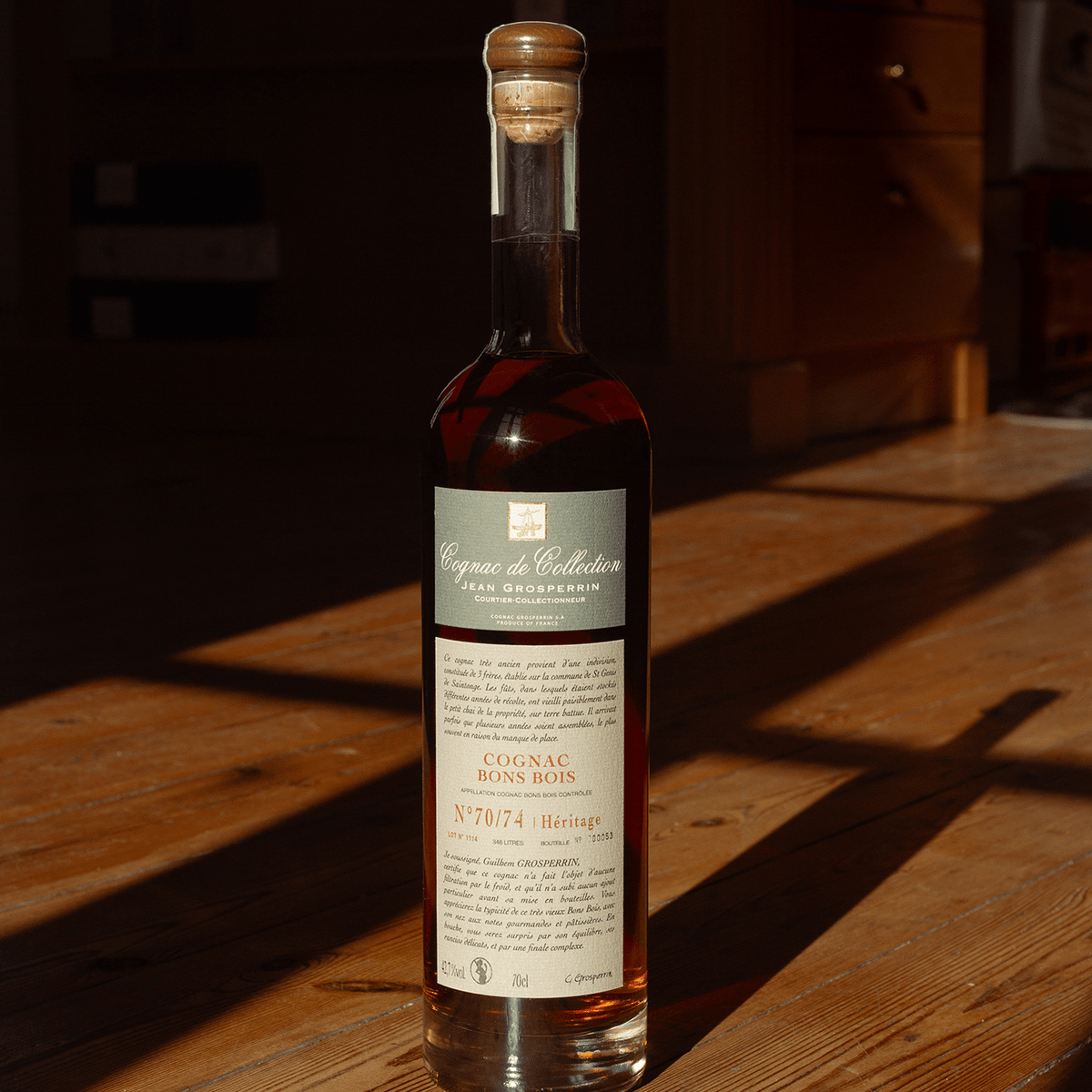 Cognac Grosperrin Heritage Bons Bois N° 70-74 42.7° – Maison Villevert
