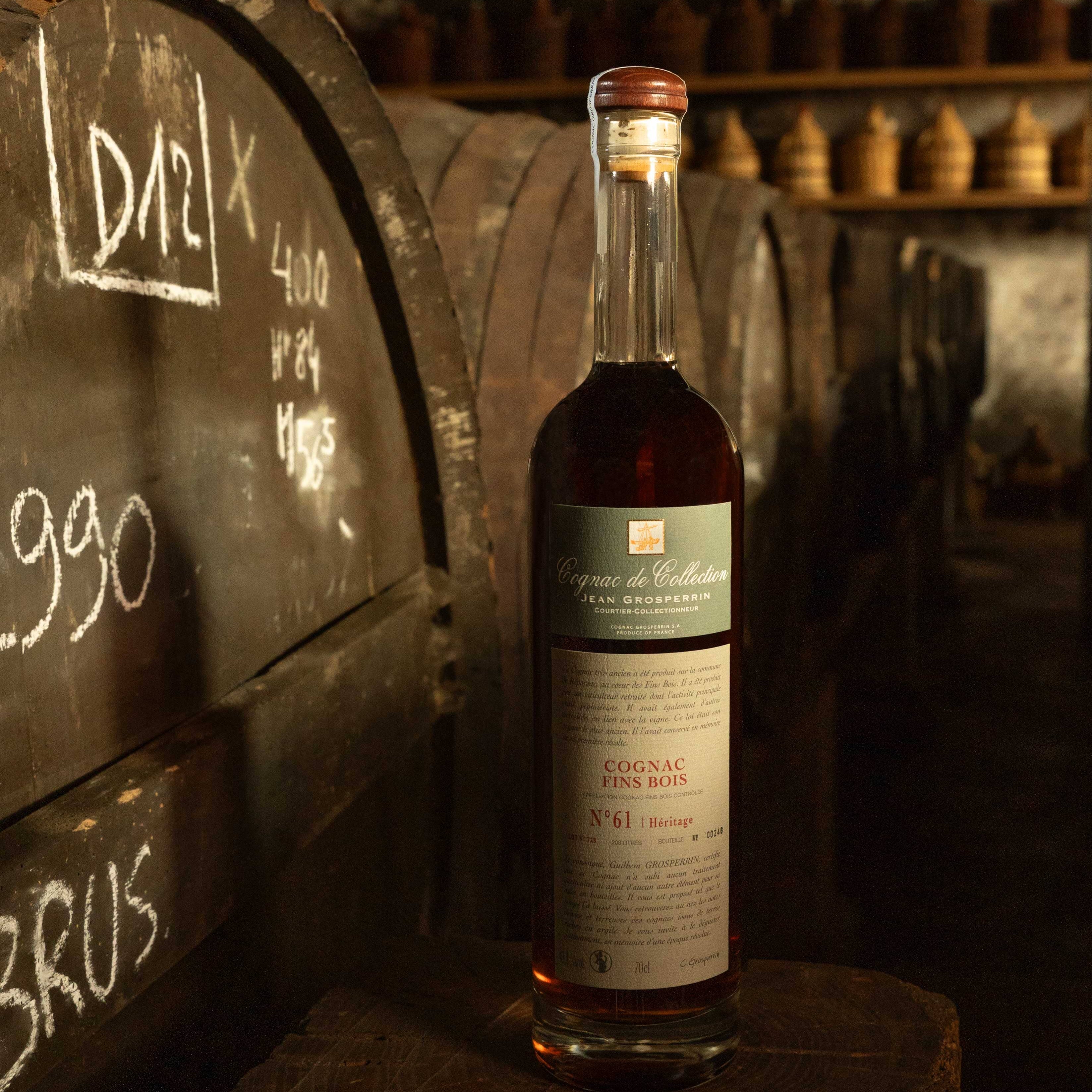 Cognac Grosperrin Heritage Fins Bois N°61 Cognac Maison Villevert