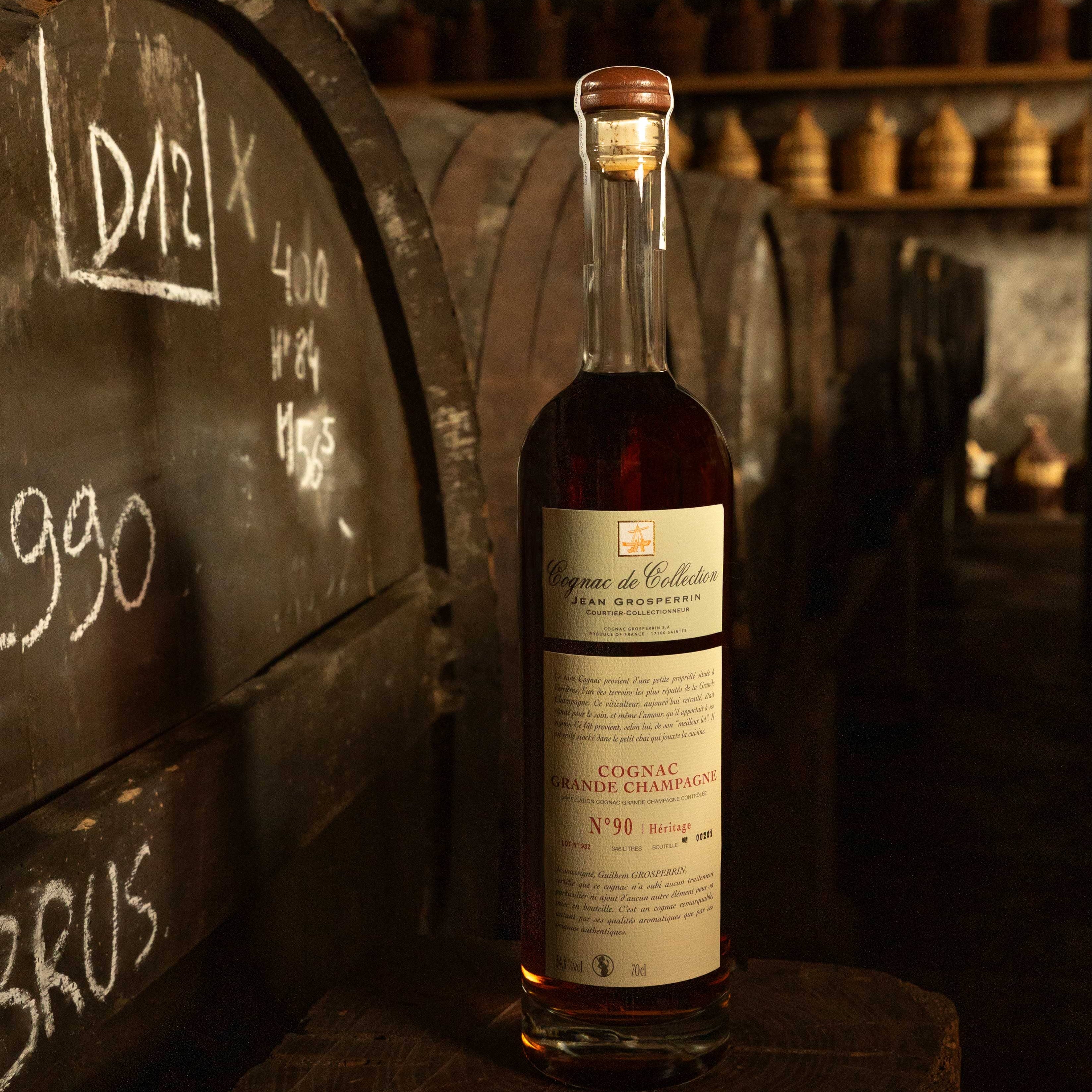 Cognac Grosperrin Heritage Grande champagne N°90 Cognac Maison Villevert