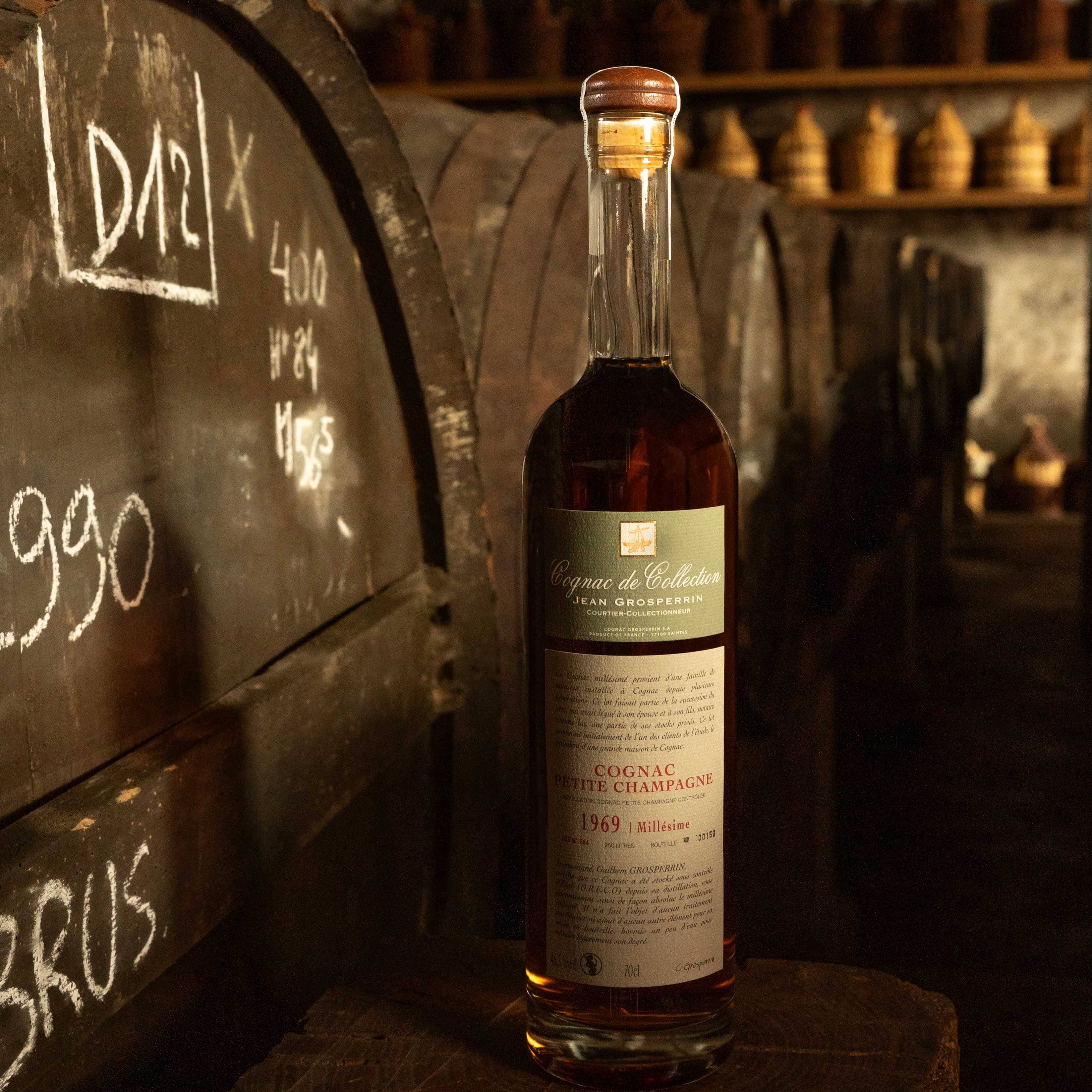Cognac Grosperrin Vintage Petite Champagne 1969 Cognac Maison Villevert