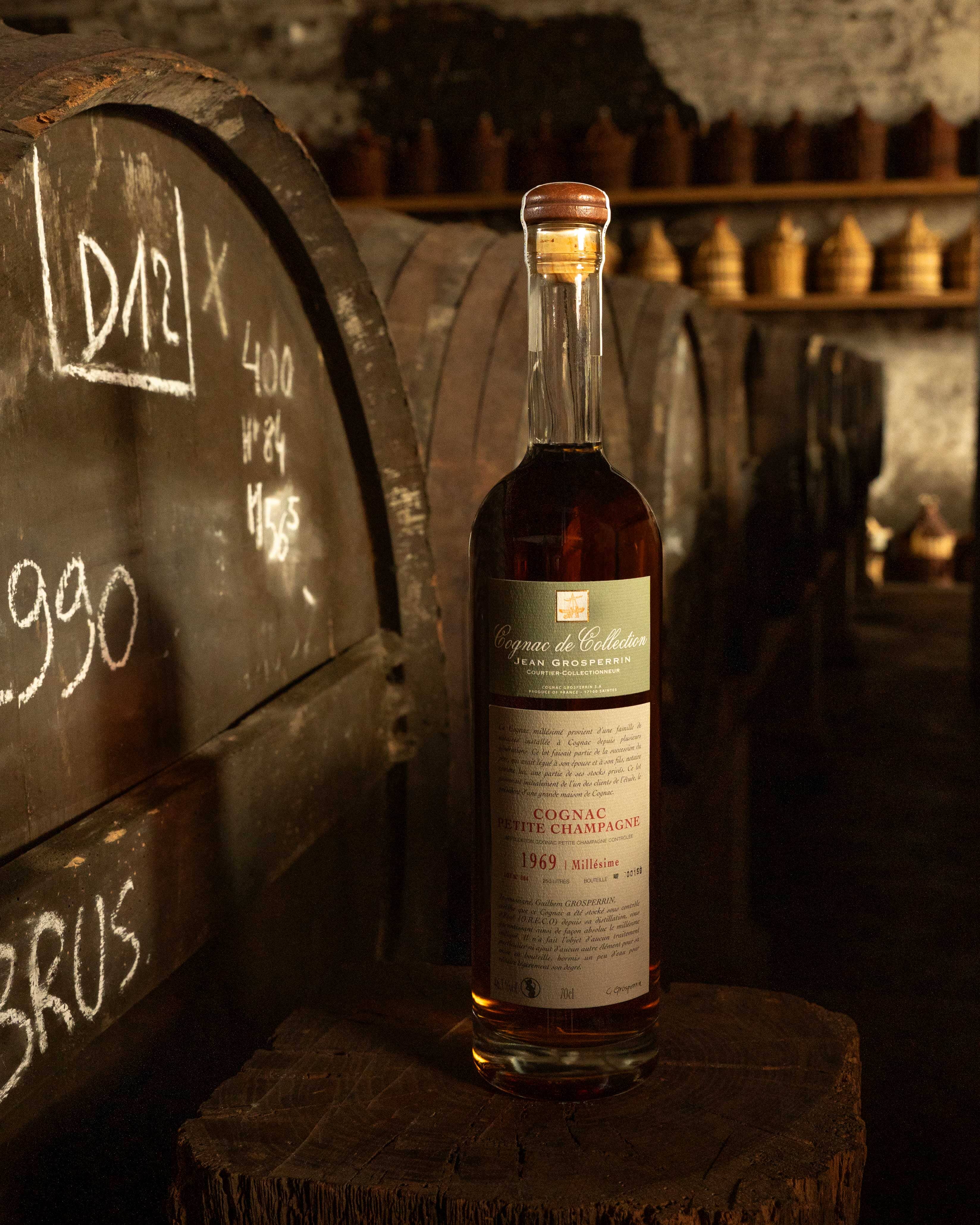Cognac Grosperrin Vintage Petite Champagne 1969 Cognac Maison Villevert