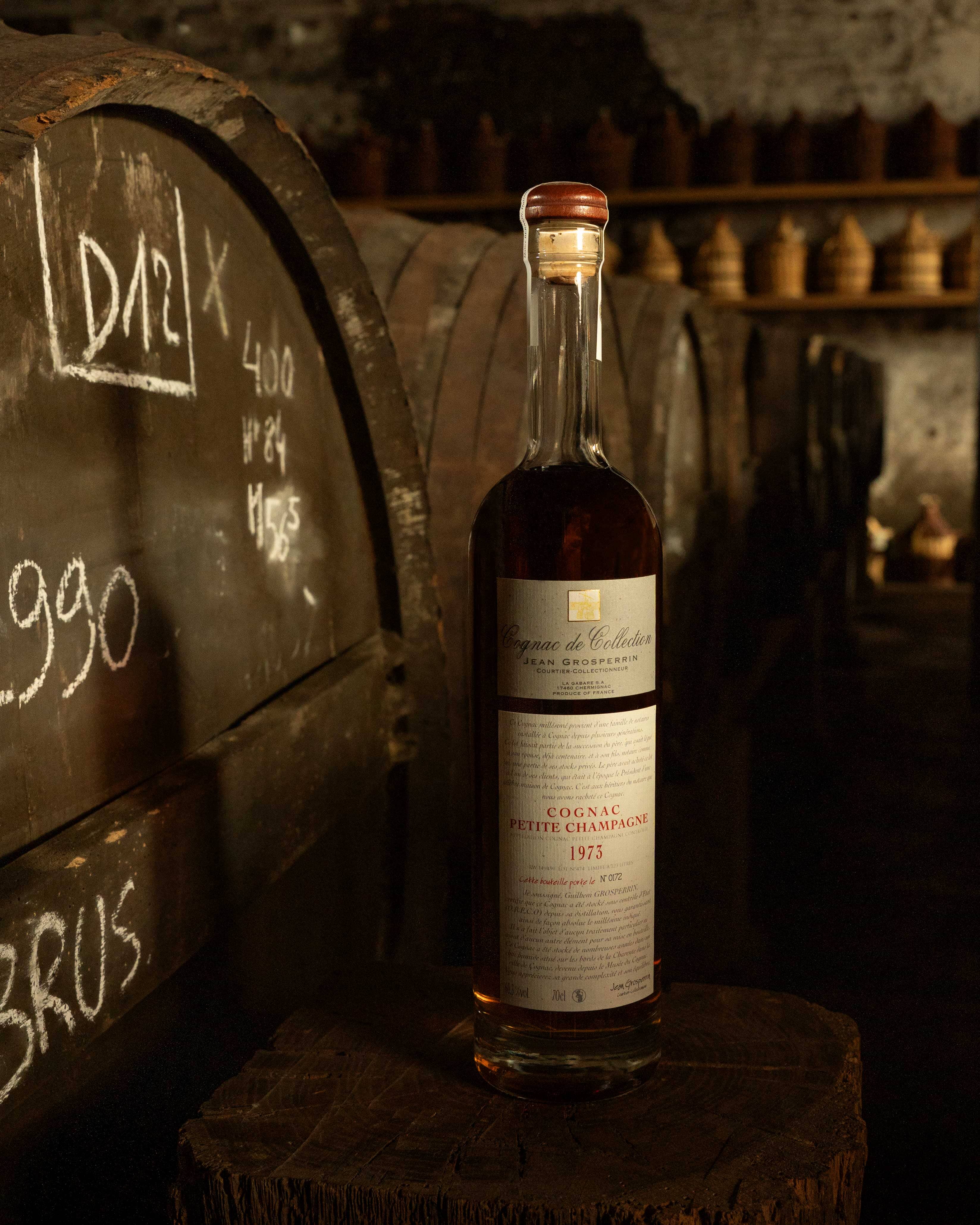 Cognac Grosperrin Vintage Petite Champagne 1973 60,3° Cognac Maison Villevert