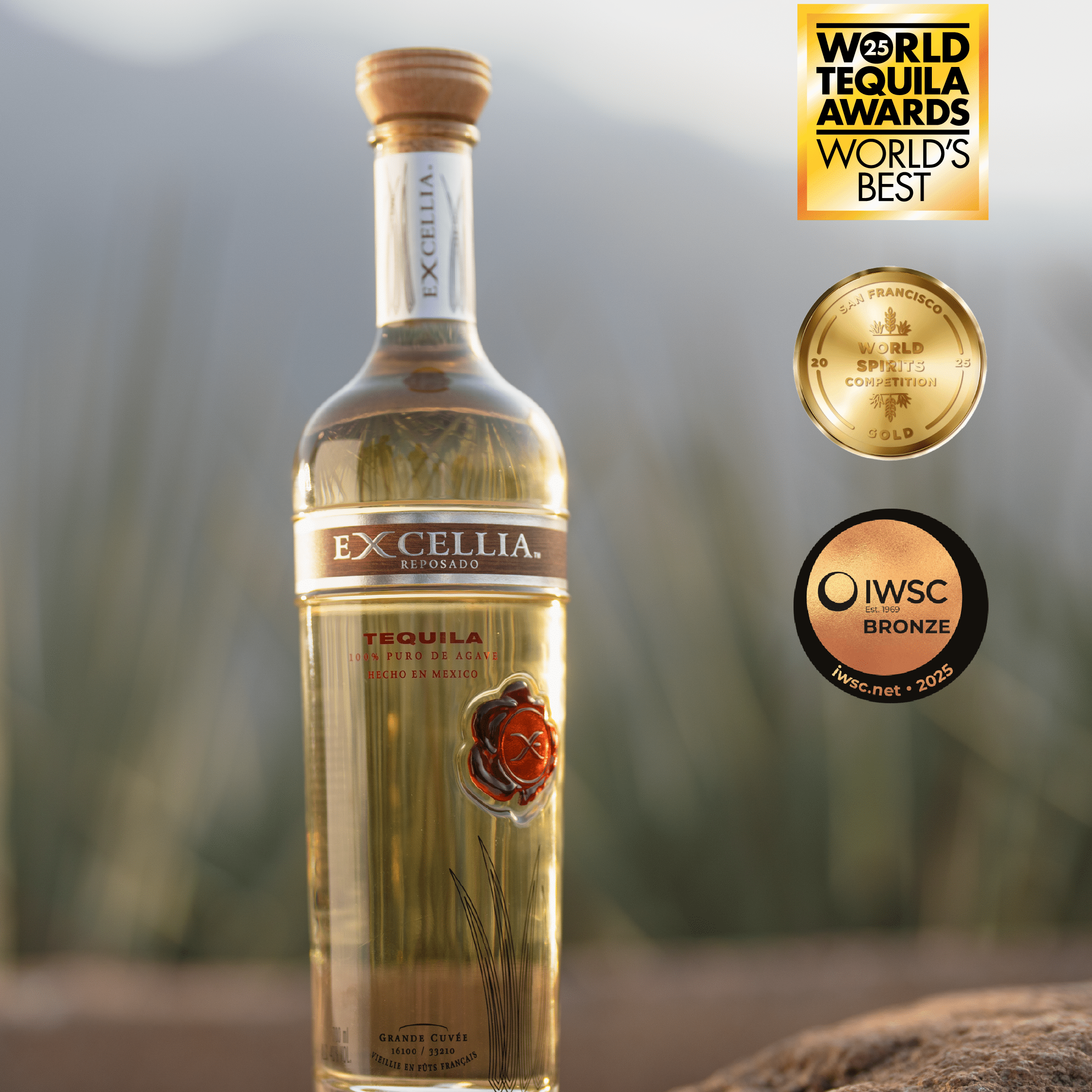 Excellia Tequila Reposado - 70cl Tequila Maison Villevert