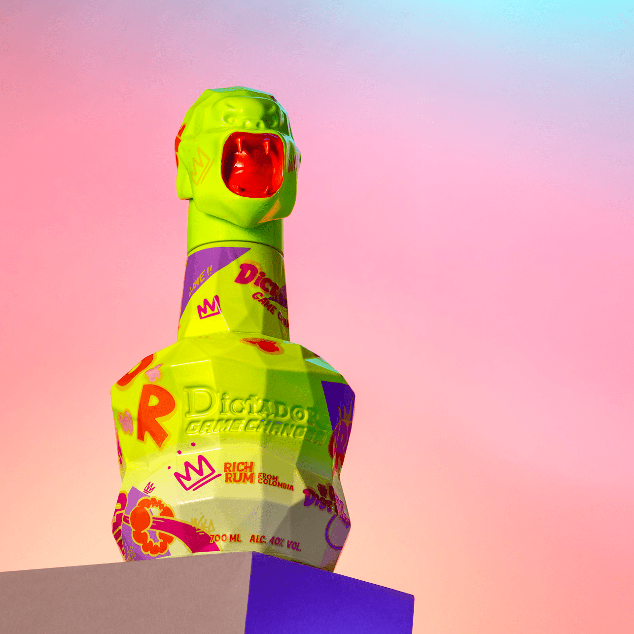 Game Changer Rhum - Dictador Rhums Marque Partenaire Jaune Neon