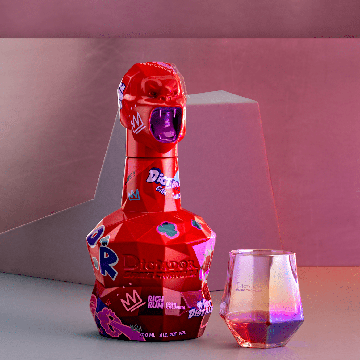 Game Changer Rhum - Dictador Rhums Marque Partenaire Rouge