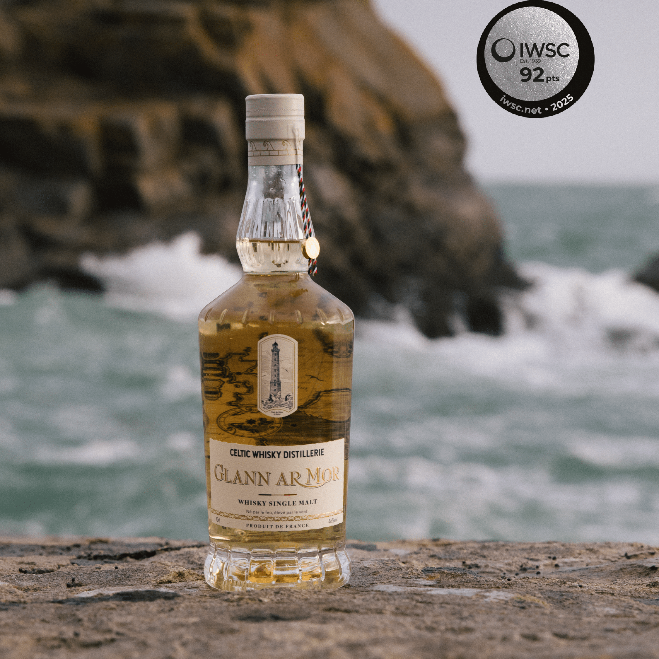 Glann Ar Mor Single Malt - 70cl Whisky Maison Villevert