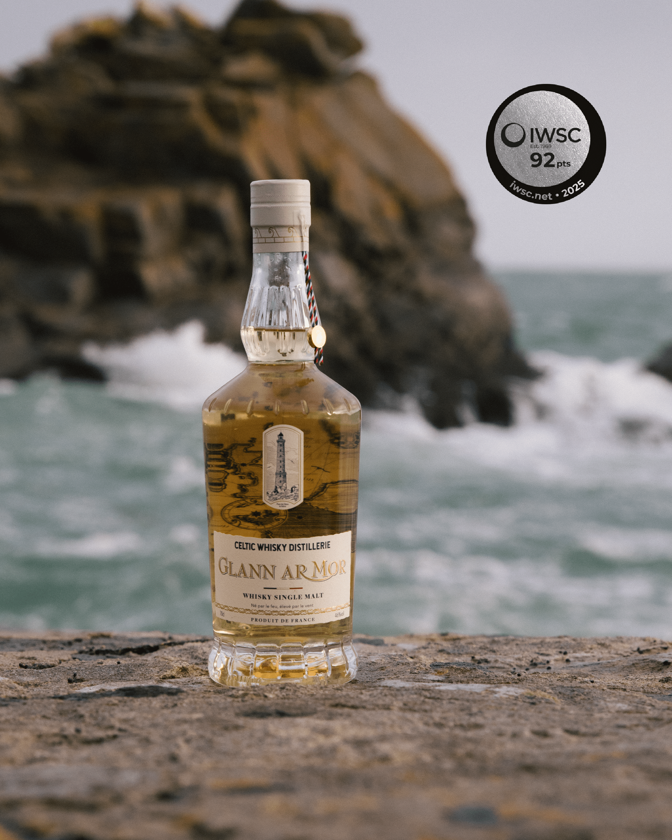 Glann Ar Mor Single Malt - 70cl Whisky Maison Villevert