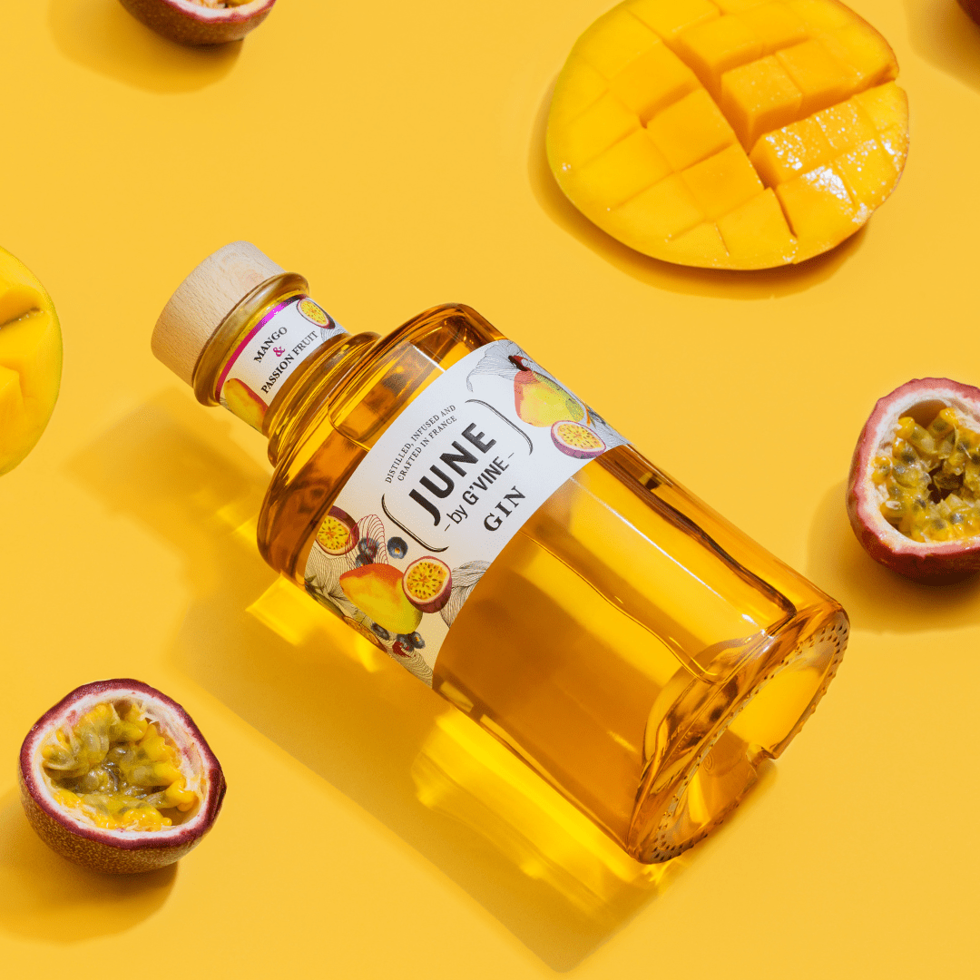 June Mangue & Fruit de la Passion - 70cl Gin Maison Villevert