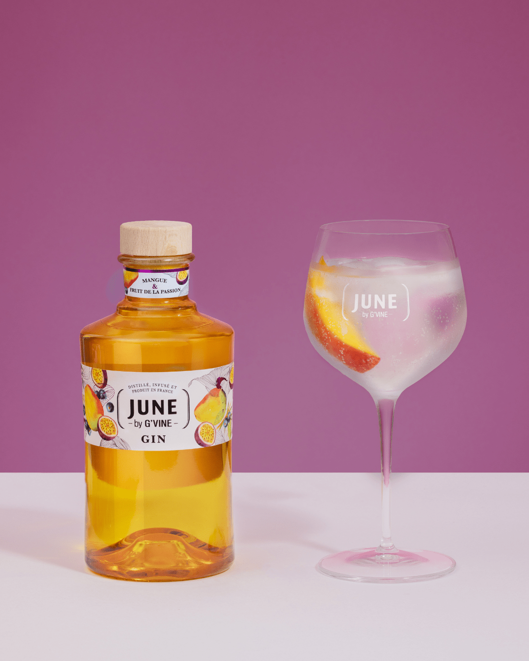 June Mangue Passion & Tonic Gin Maison Villevert