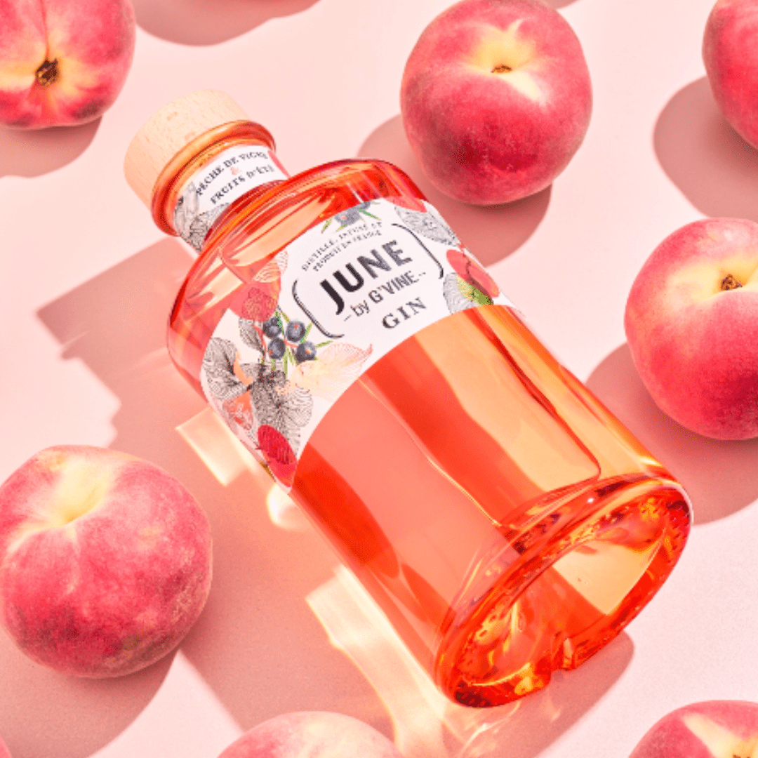 June Pêche de Vigne & Fruits d’été - 70cl Gin Maison Villevert