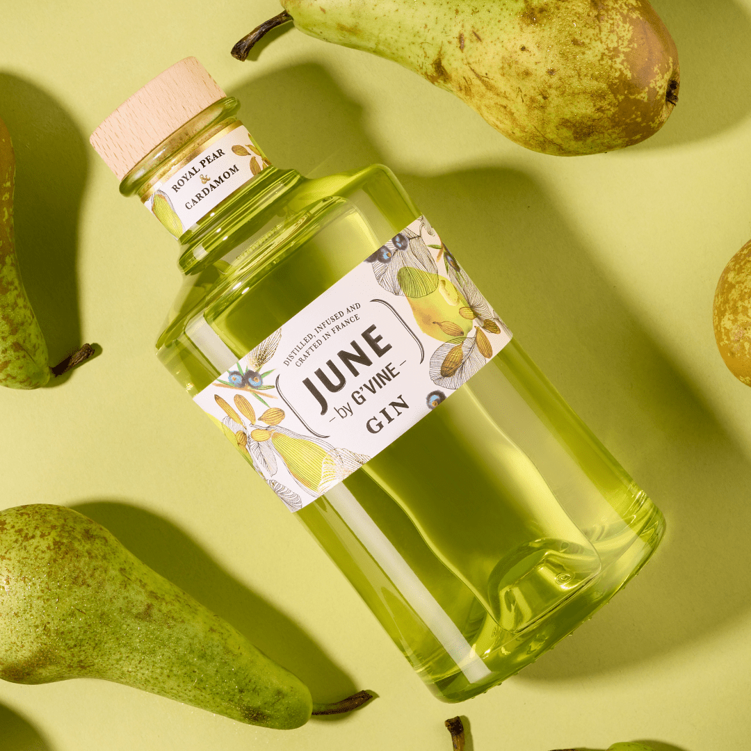 June Poire Royale & Cardamome - 70cl Gin Maison Villevert