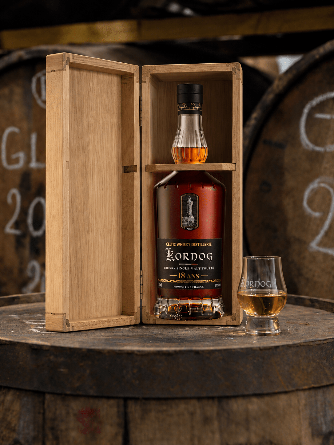 Kornog 18 ans Single Malt - 70cl Whisky Maison Villevert