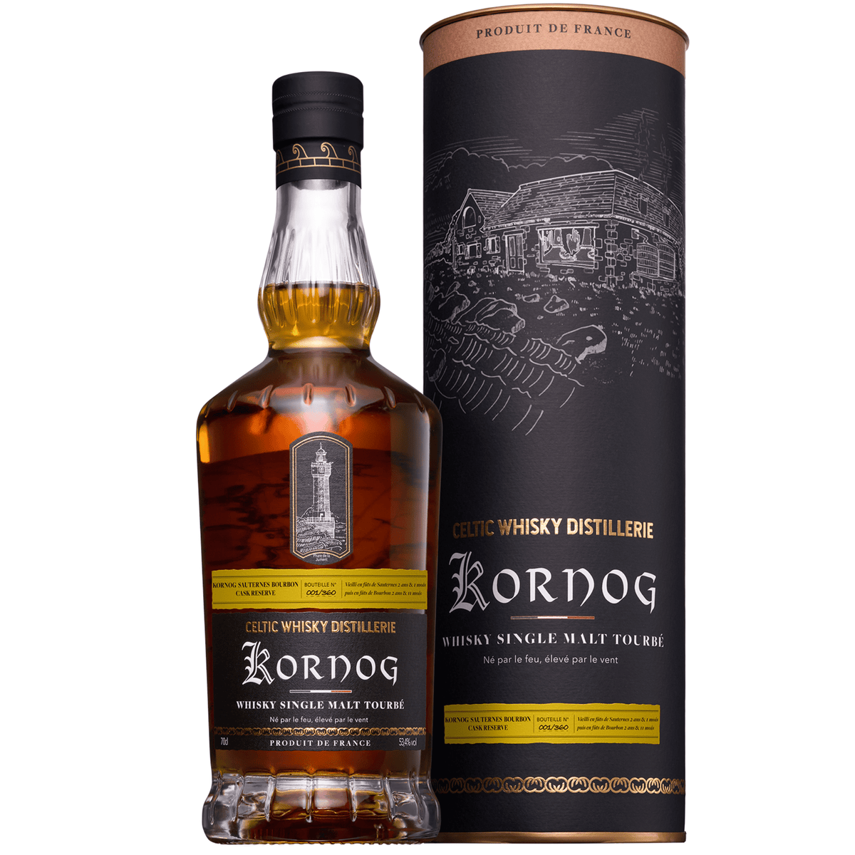 Kornog Sauternes Bourbon Cask Reserve - Whisky Français – Maison