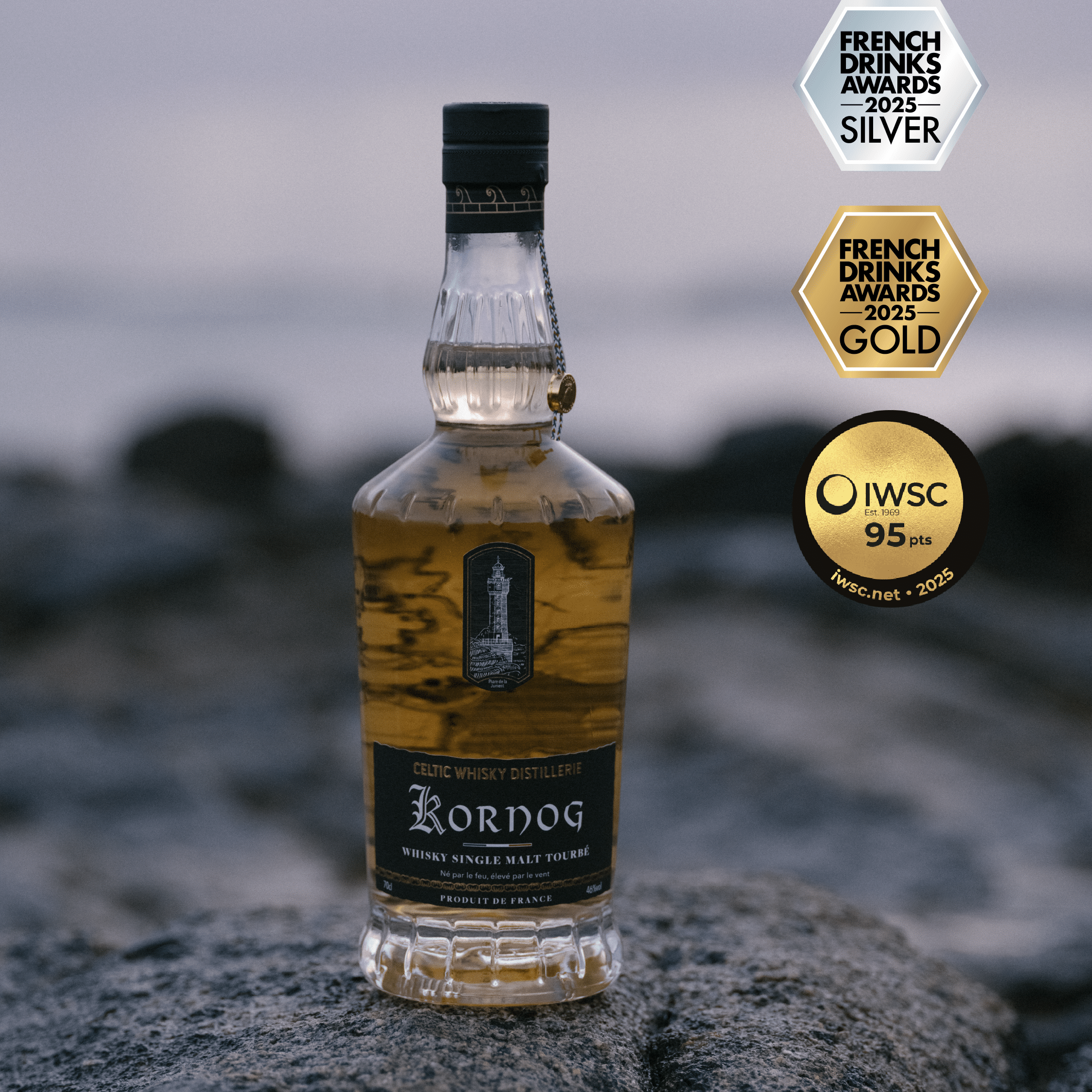 Kornog Single Malt - 70cl Whisky Maison Villevert