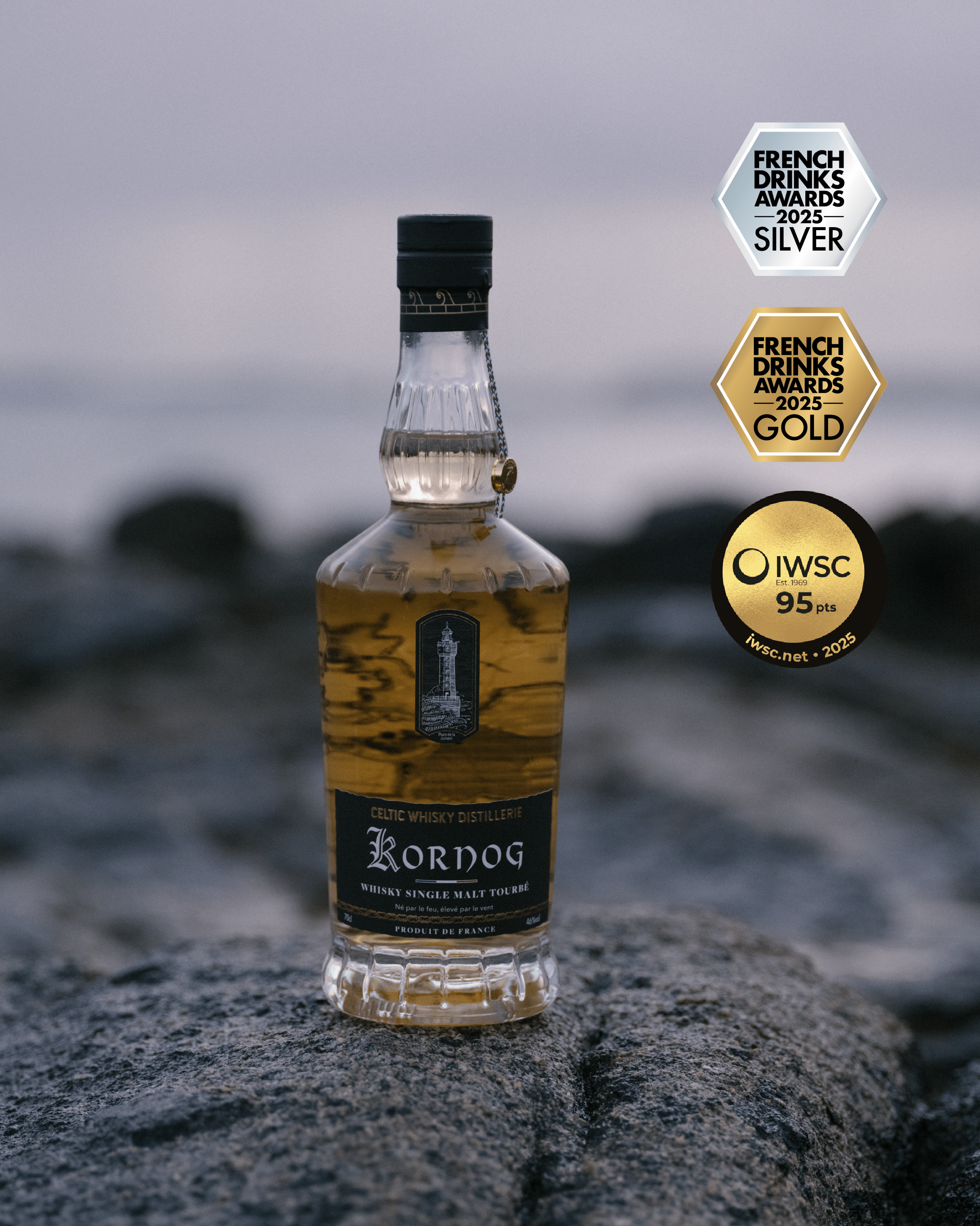 Kornog Single Malt - 70cl Whisky Maison Villevert
