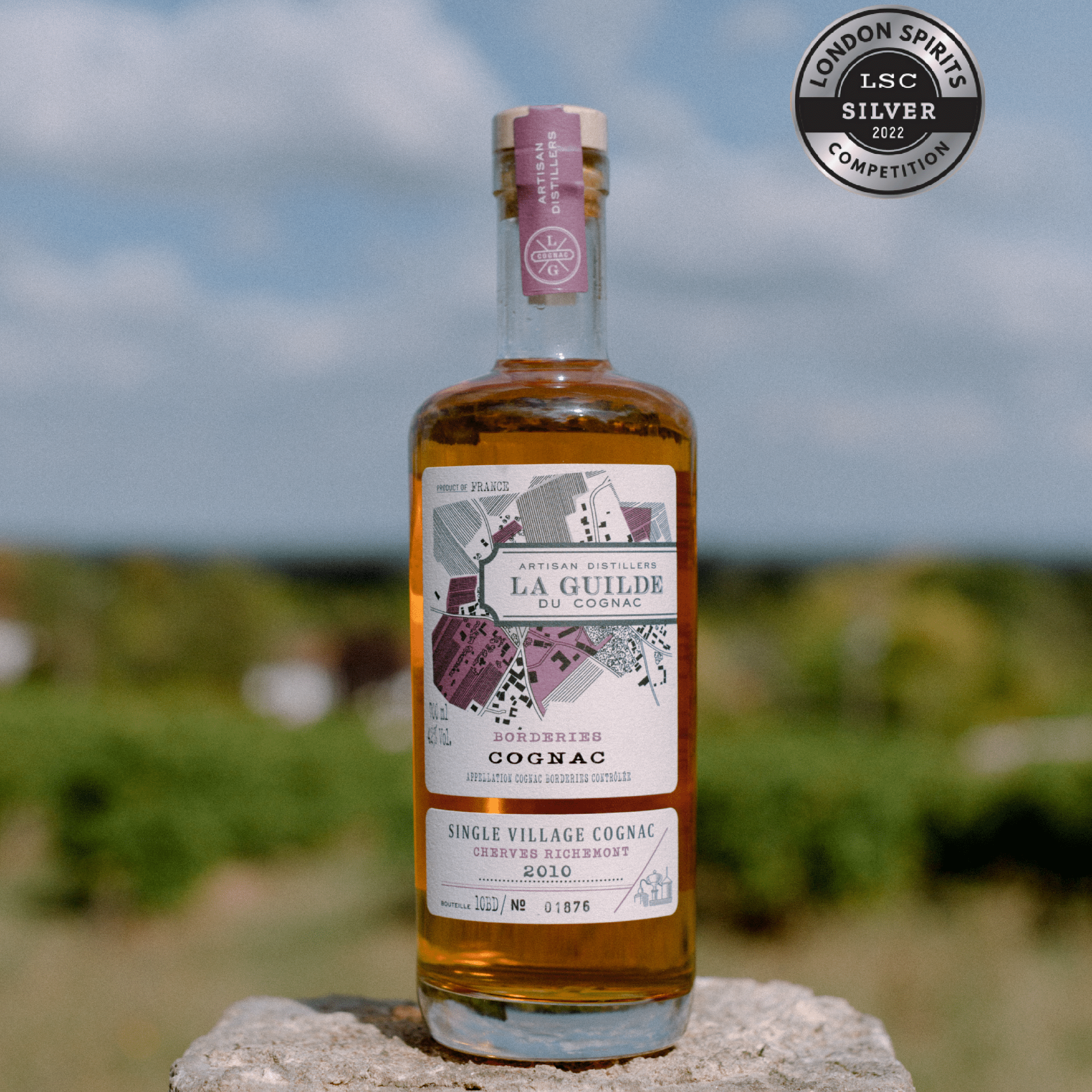 La Guilde du Cognac Borderies 42° - 70cl Cognac Maison Villevert