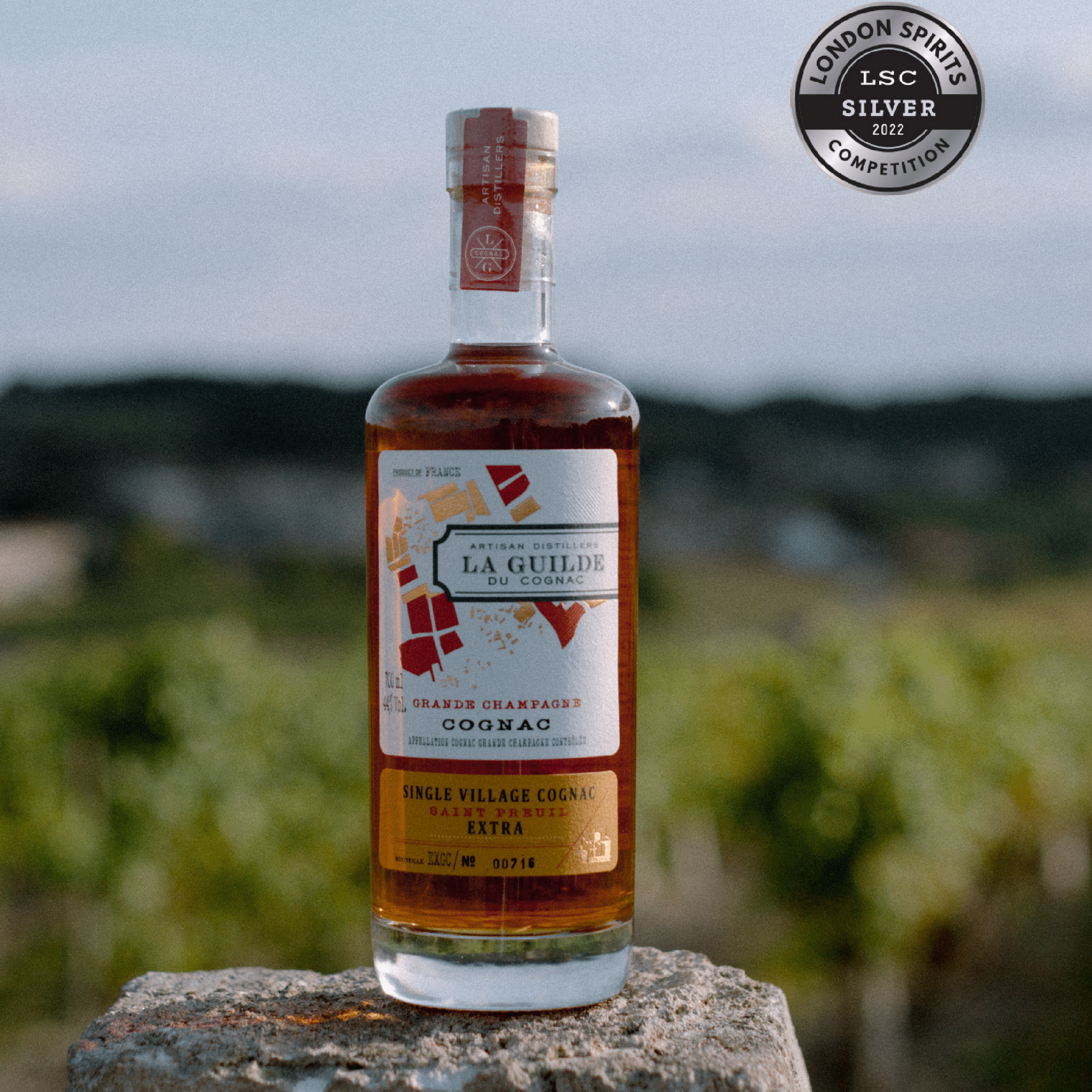 La Guilde du Cognac Grande Champagne 44° - 70cl Cognac Maison Villevert