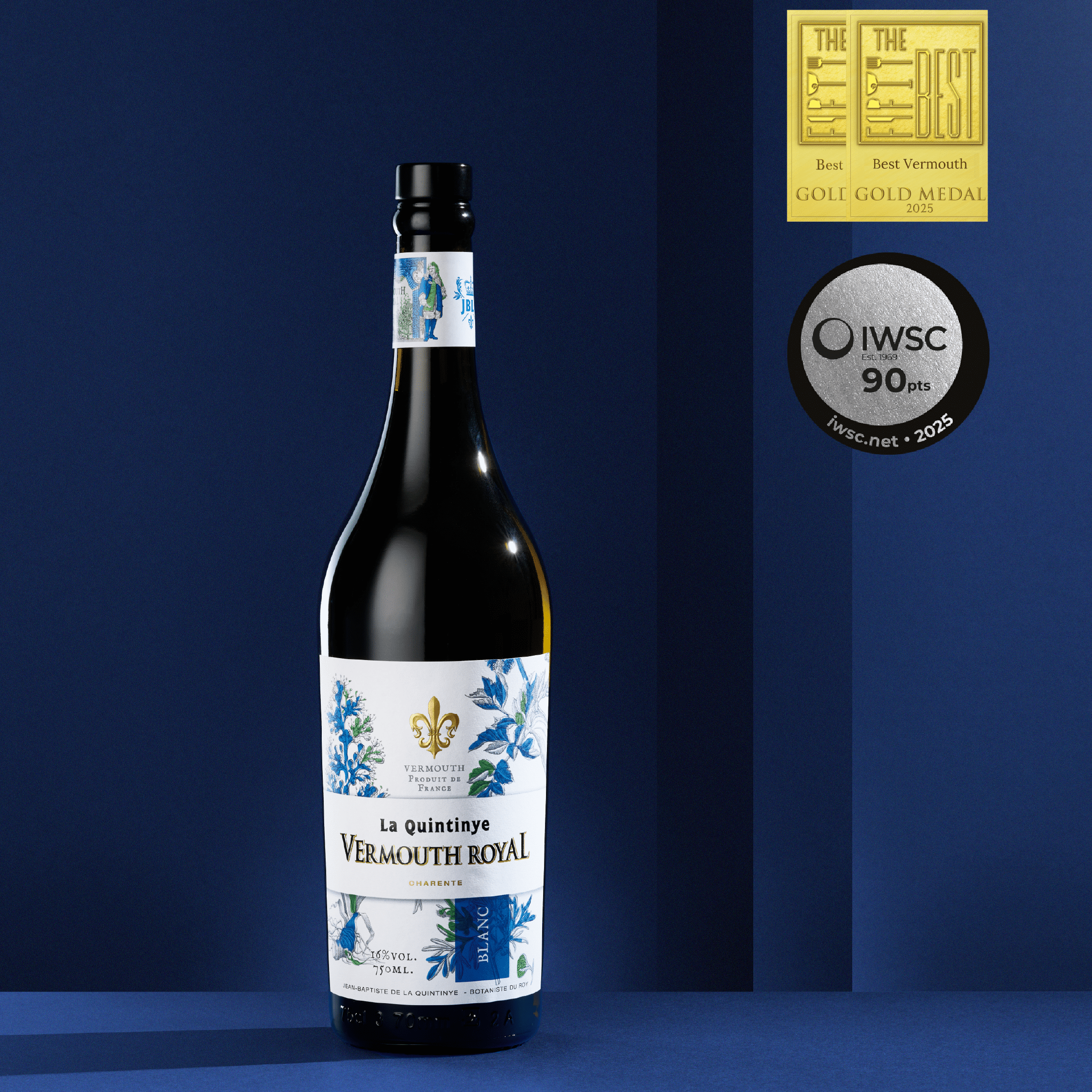 La Quintinye Vermouth Royal Blanc - 75cl Vermouth Maison Villevert