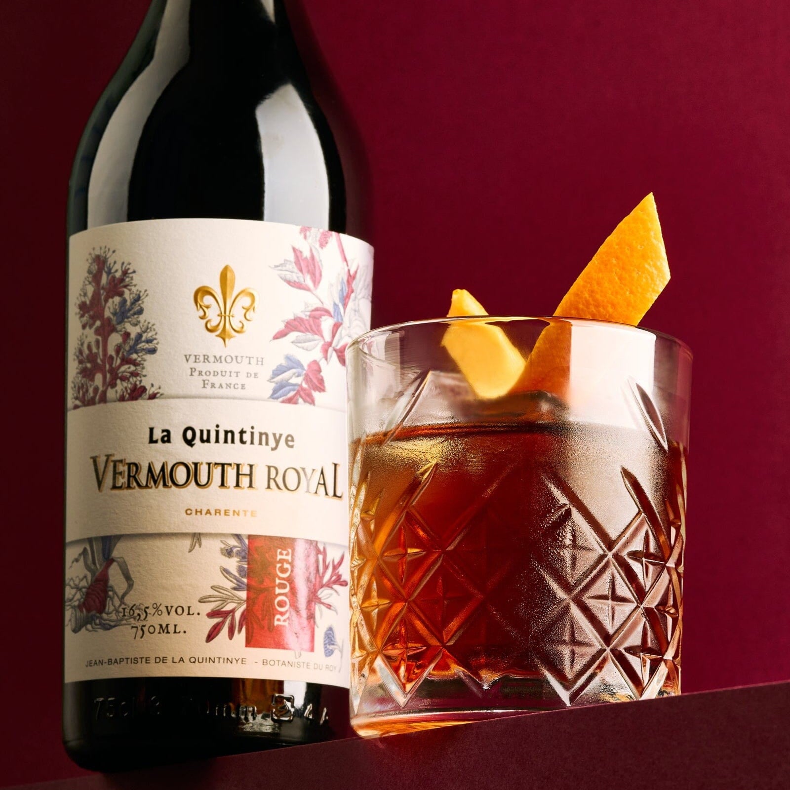 La Quintinye Vermouth Royal Rouge Vermouth Maison Villevert