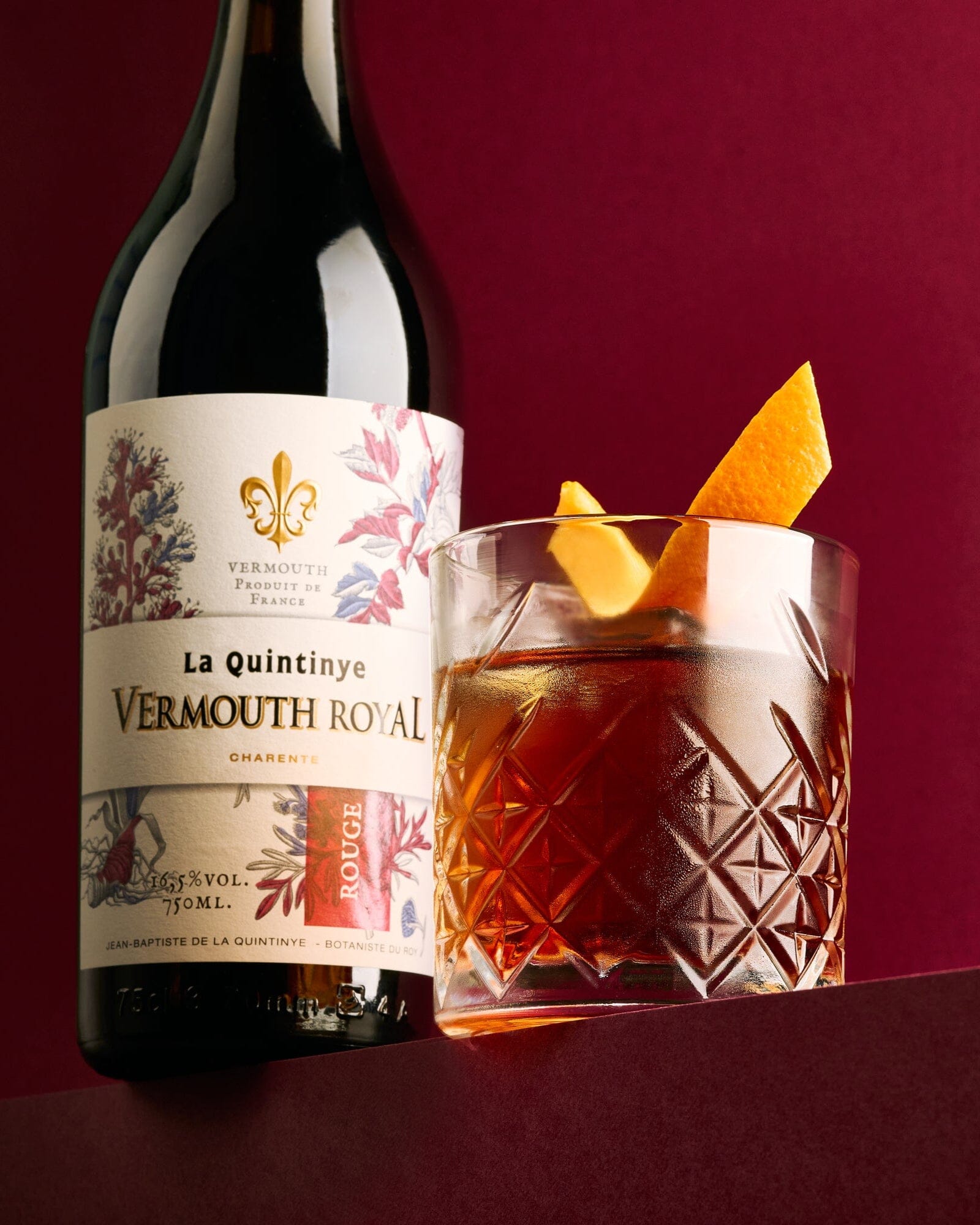 La Quintinye Vermouth Royal Rouge Vermouth Maison Villevert