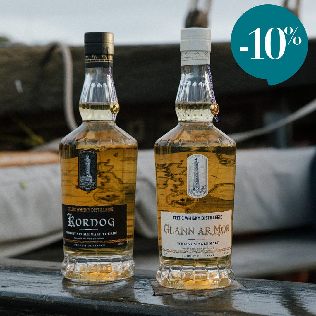 Offre Whisky Glann Ar Mor et Kornog à -10% Whisky Maison Villevert