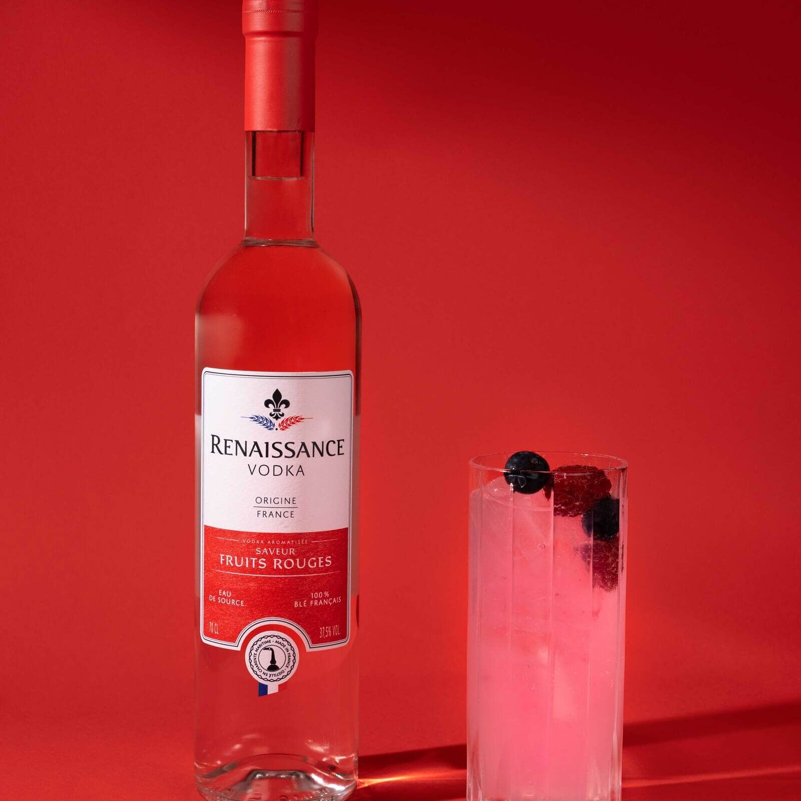 Renaissance Vodka Fruits Rouges Vodka Maison Villevert