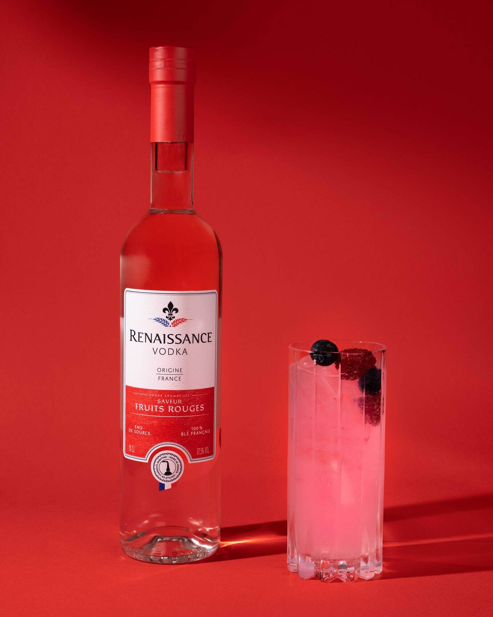 Renaissance Vodka Fruits Rouges Vodka Maison Villevert