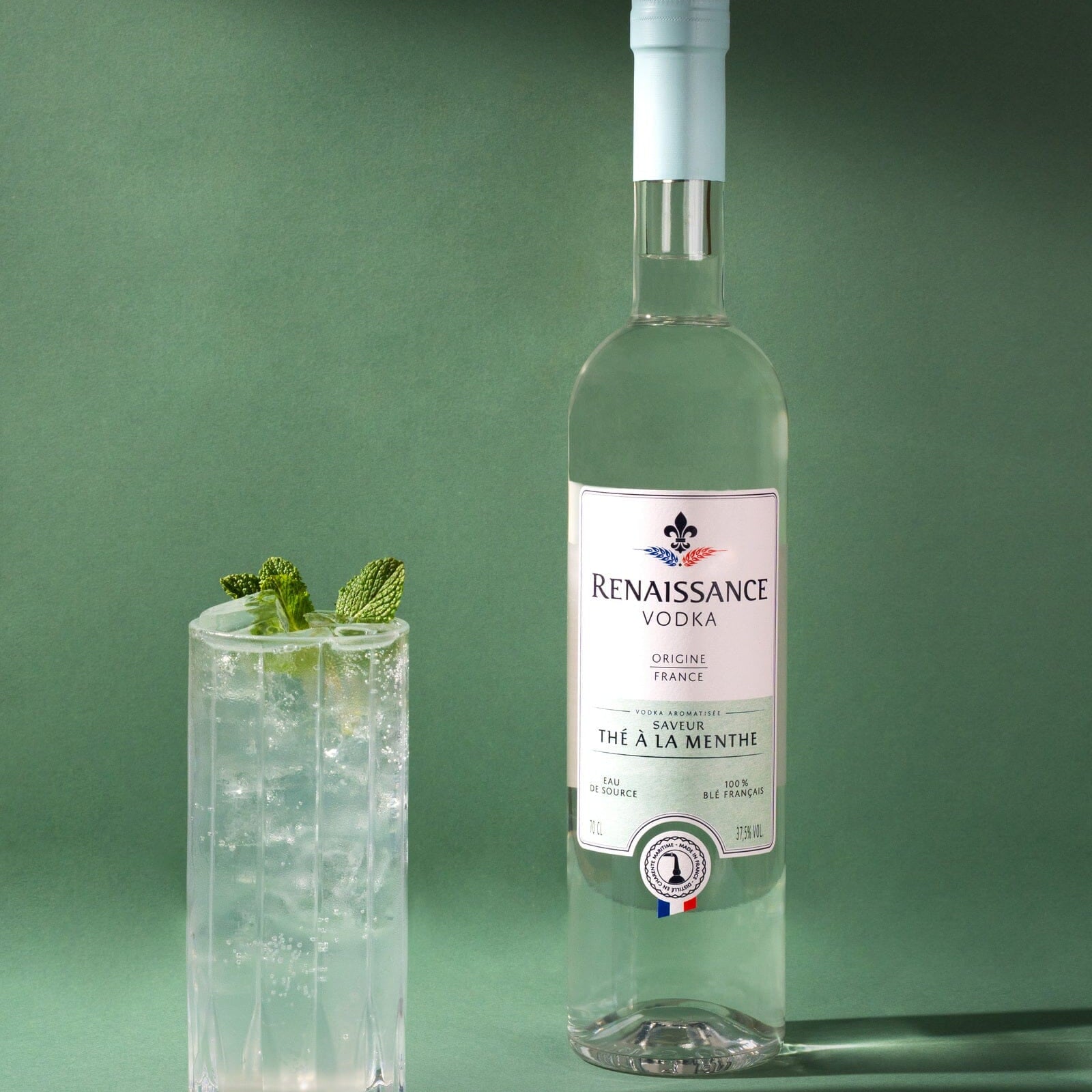 Renaissance Vodka Thé à la Menthe Vodka Maison Villevert