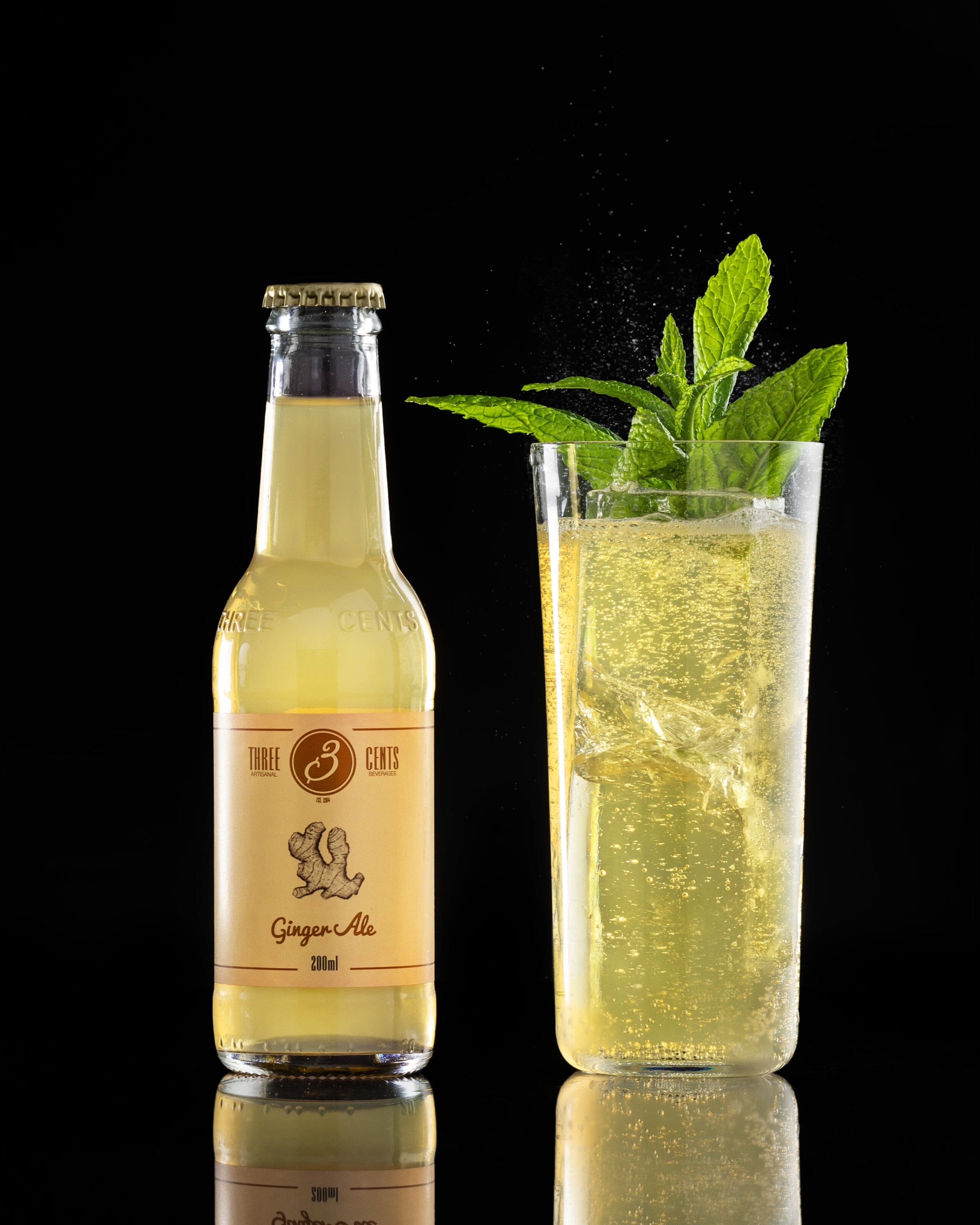 Three Cents Ginger Ale Soft & Mixer Marque Partenaire
