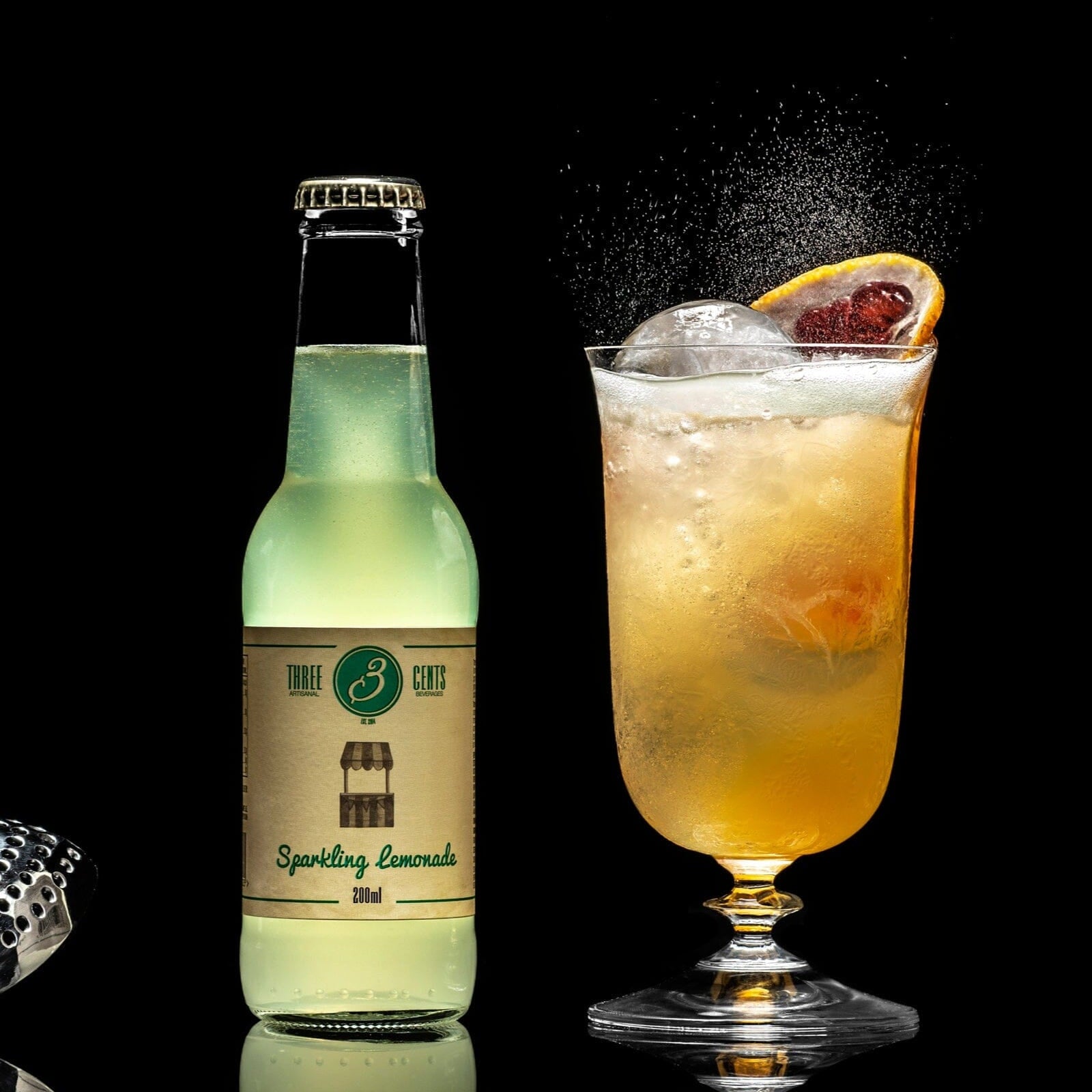 Three Cents Sparkling Lemonade Soft & Mixer Marque Partenaire