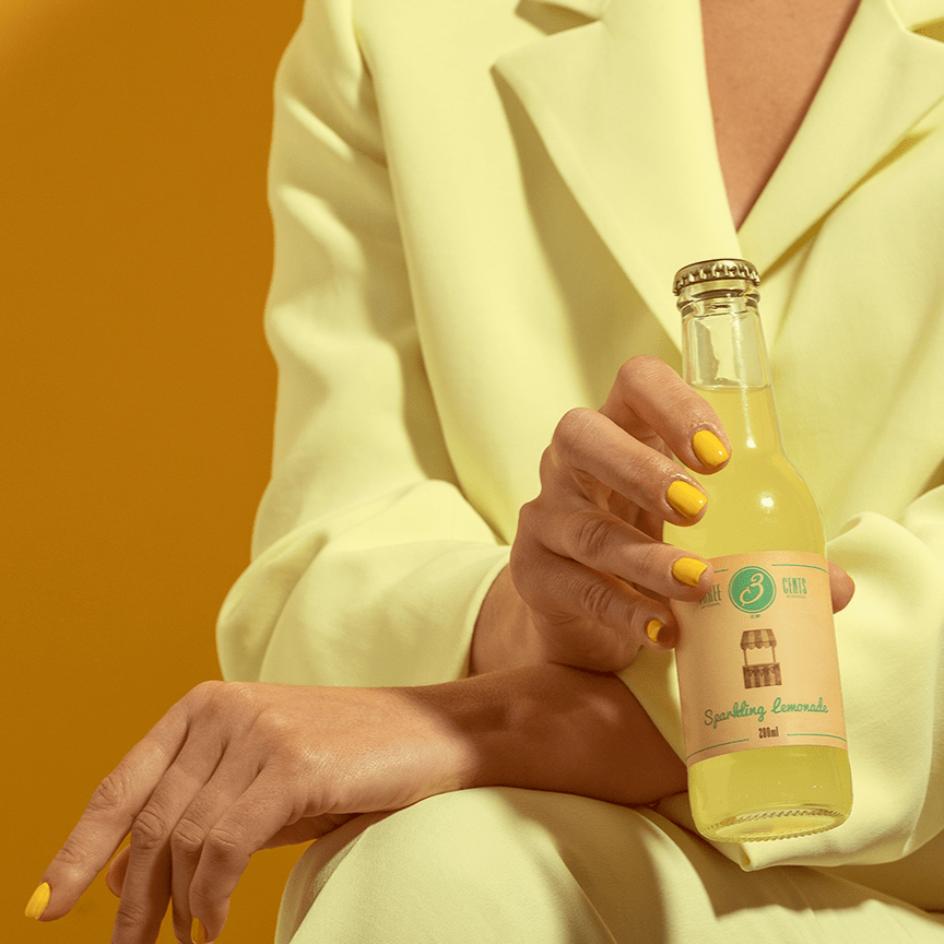 Three Cents Sparkling Lemonade Soft & Mixer Marque Partenaire