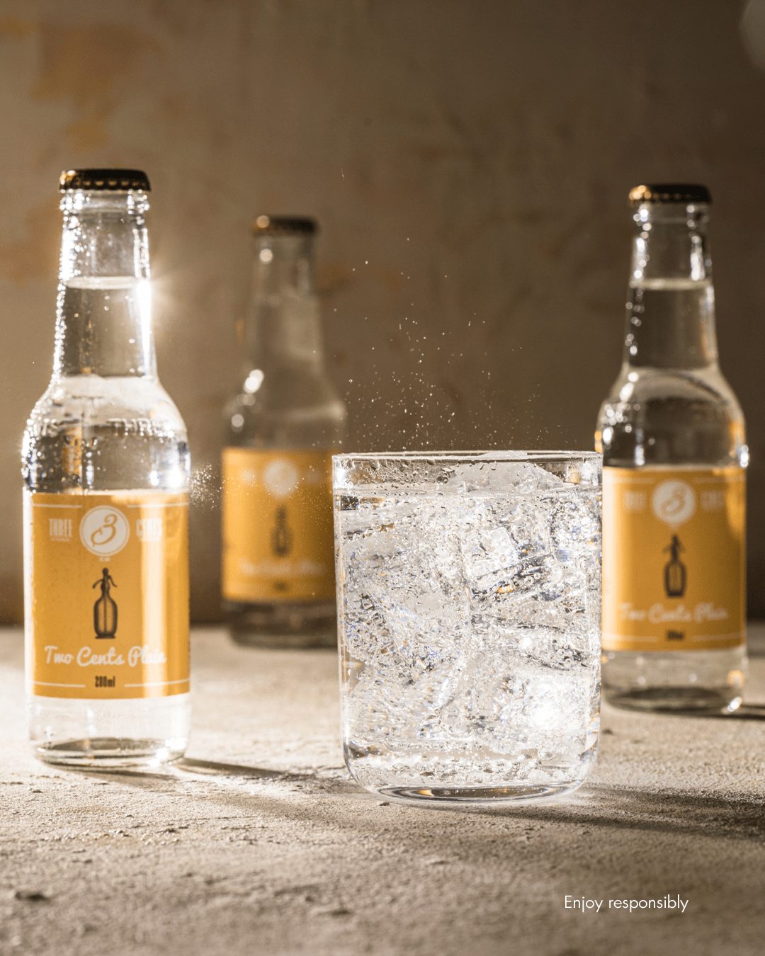 Three Cents Two Cents Plain Soft & Mixer Marque Partenaire