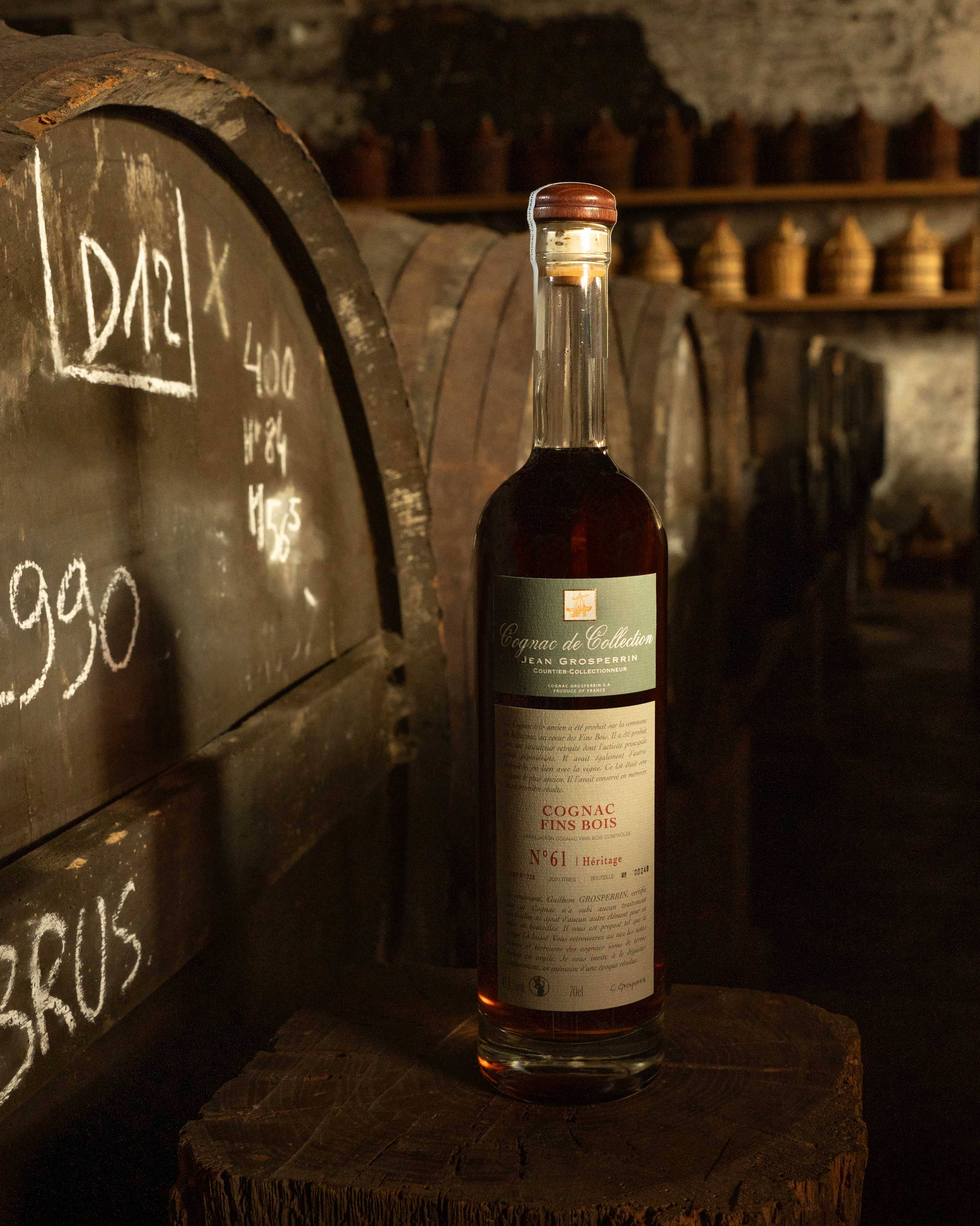 Cognac Grosperrin Heritage Fins Bois N°61 Cognac Maison Villevert 