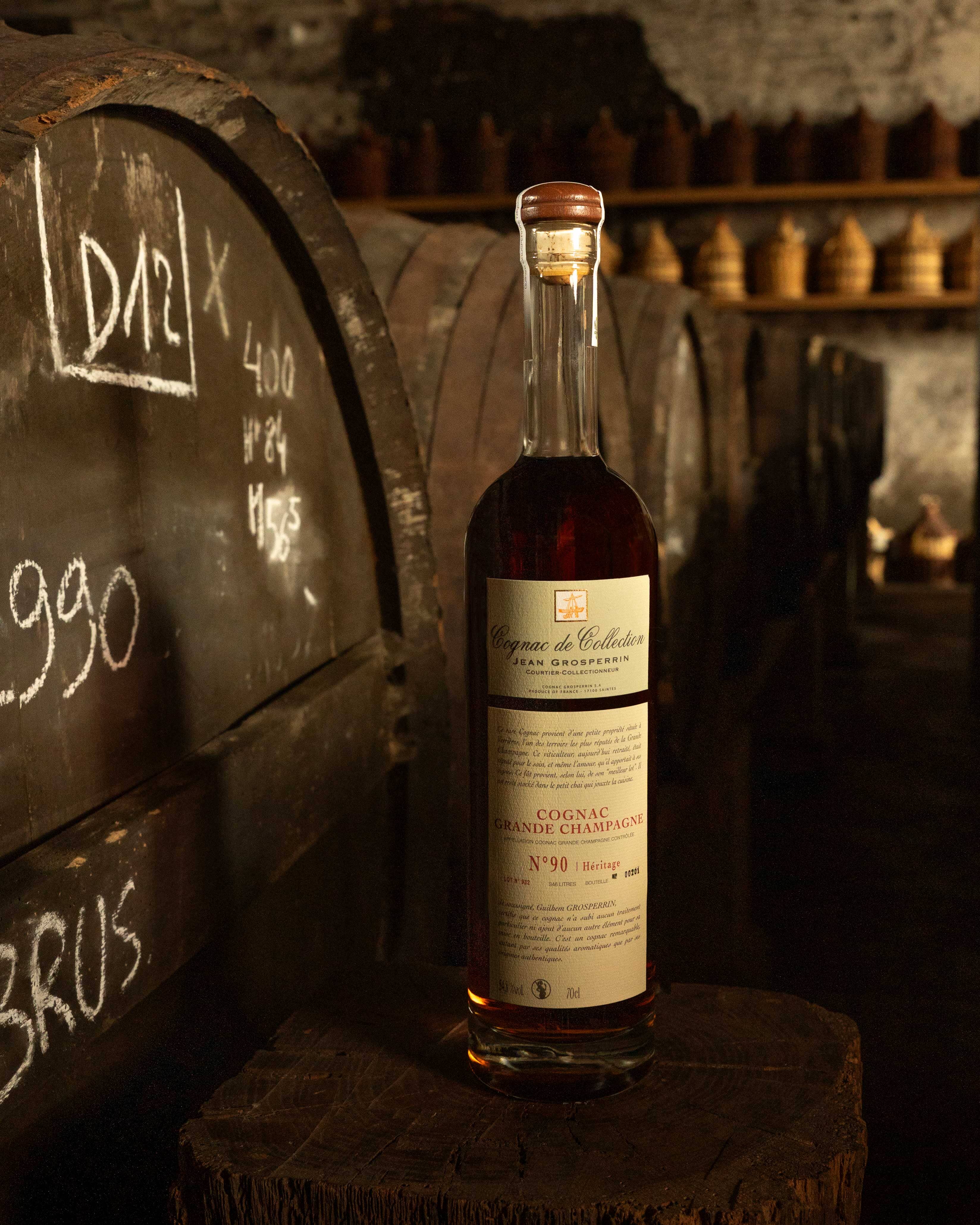 Cognac Grosperrin Heritage Grande champagne N°90 Cognac Maison Villevert 