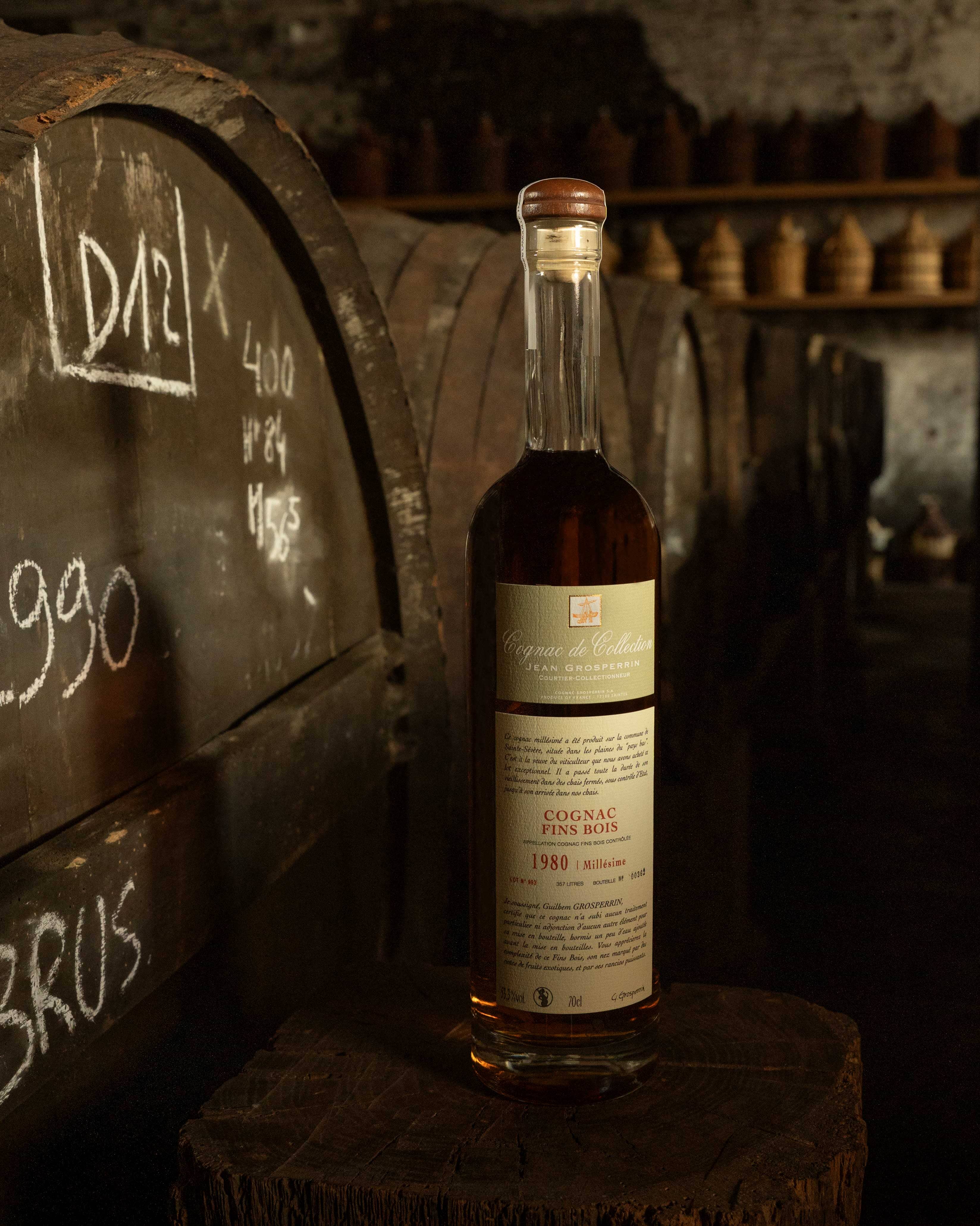 Cognac Grosperrin Vintage Fins Bois 1980 Cognac Maison Villevert 