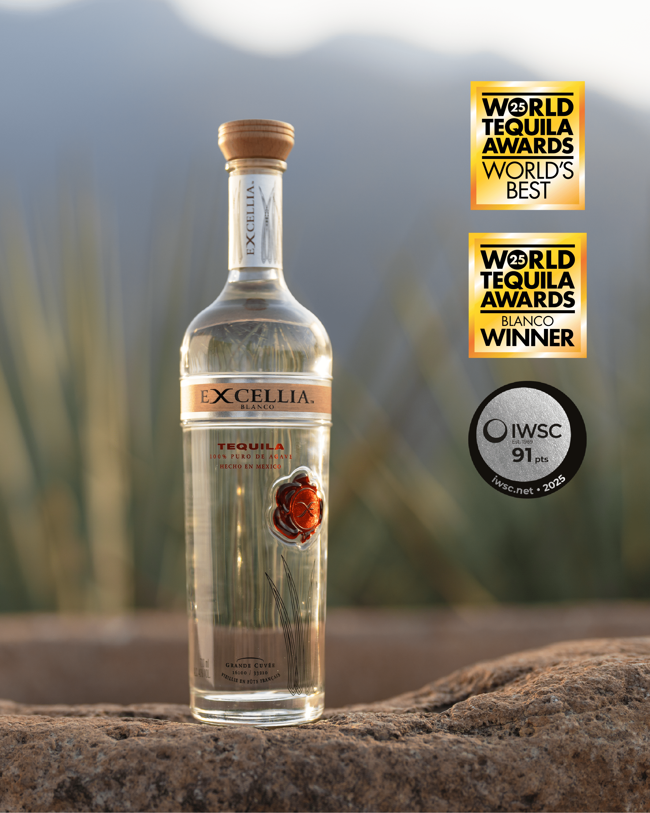 Excellia Tequila Blanco - 70cl Tequila Maison Villevert 