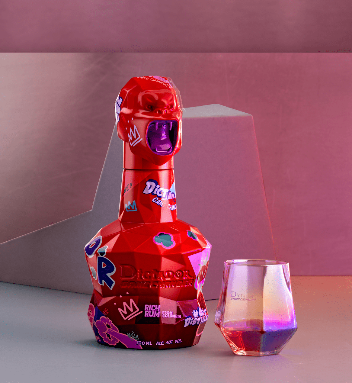 Game Changer Rhum - Dictador Rhums Marque Partenaire Rouge 