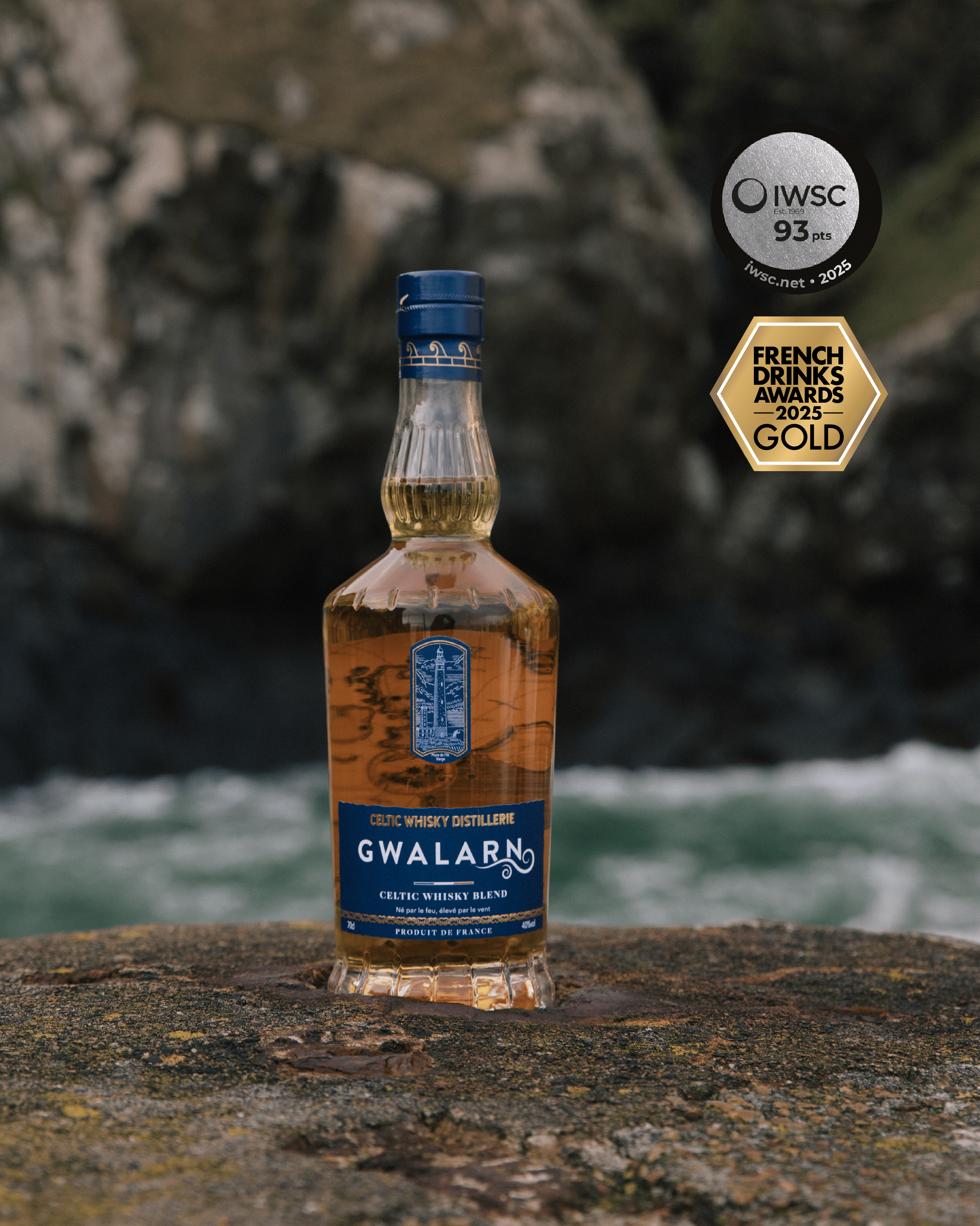 Gwalarn Celtic Blend - 70cl Whisky Maison Villevert 