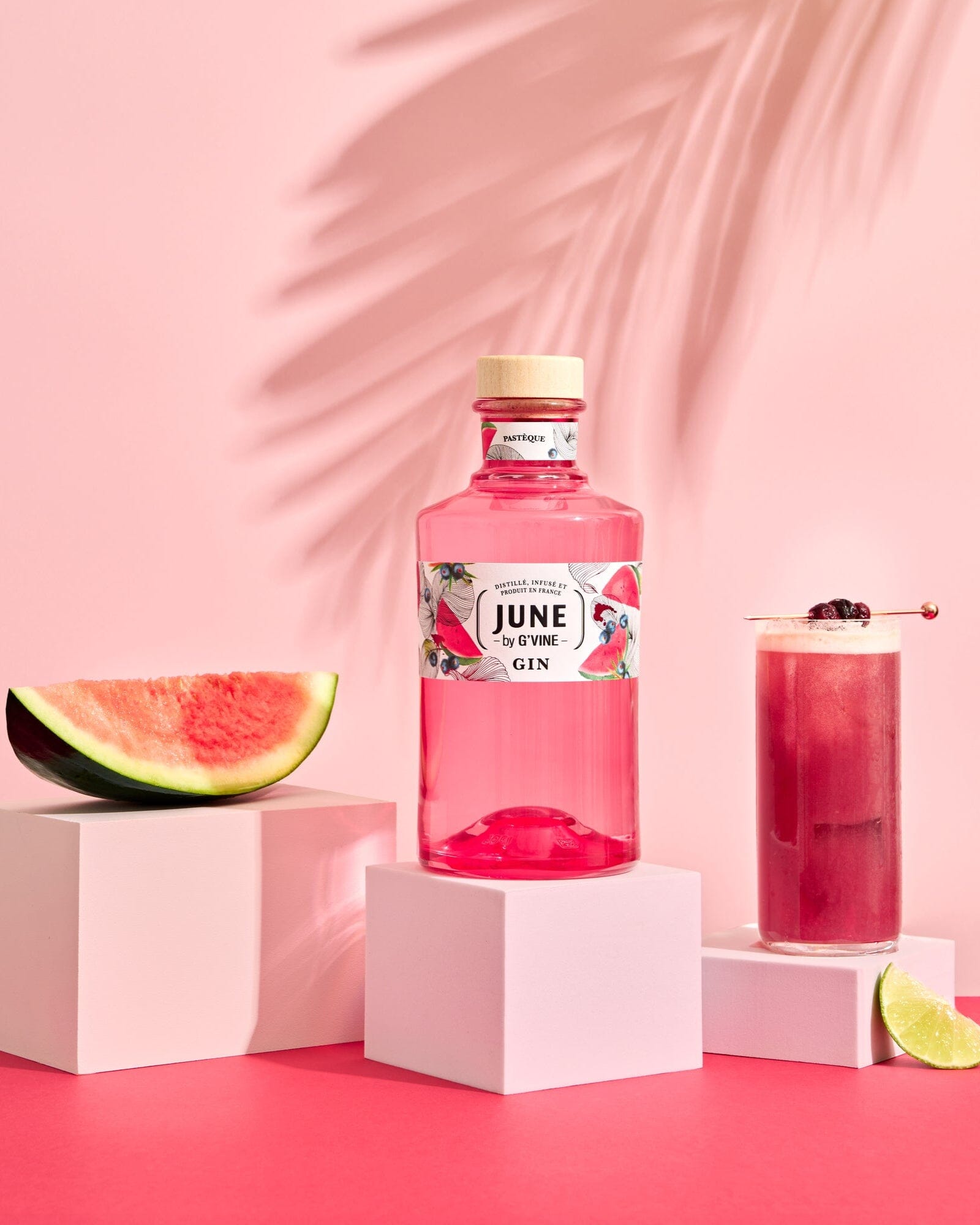 June Pastèque Gin Maison Villevert 