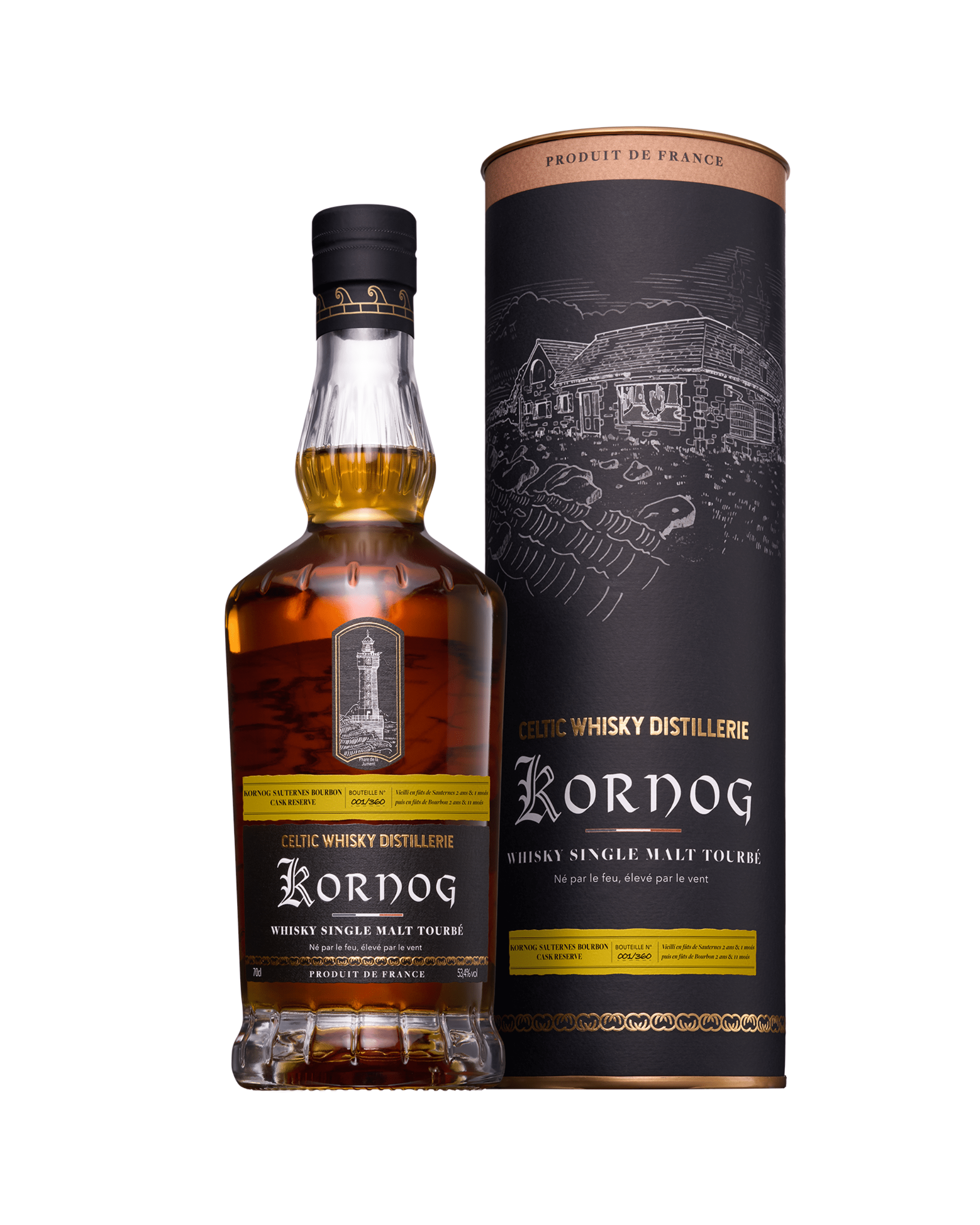 Kornog Sauternes Bourbon Cask Reserve Whisky Maison Villevert 