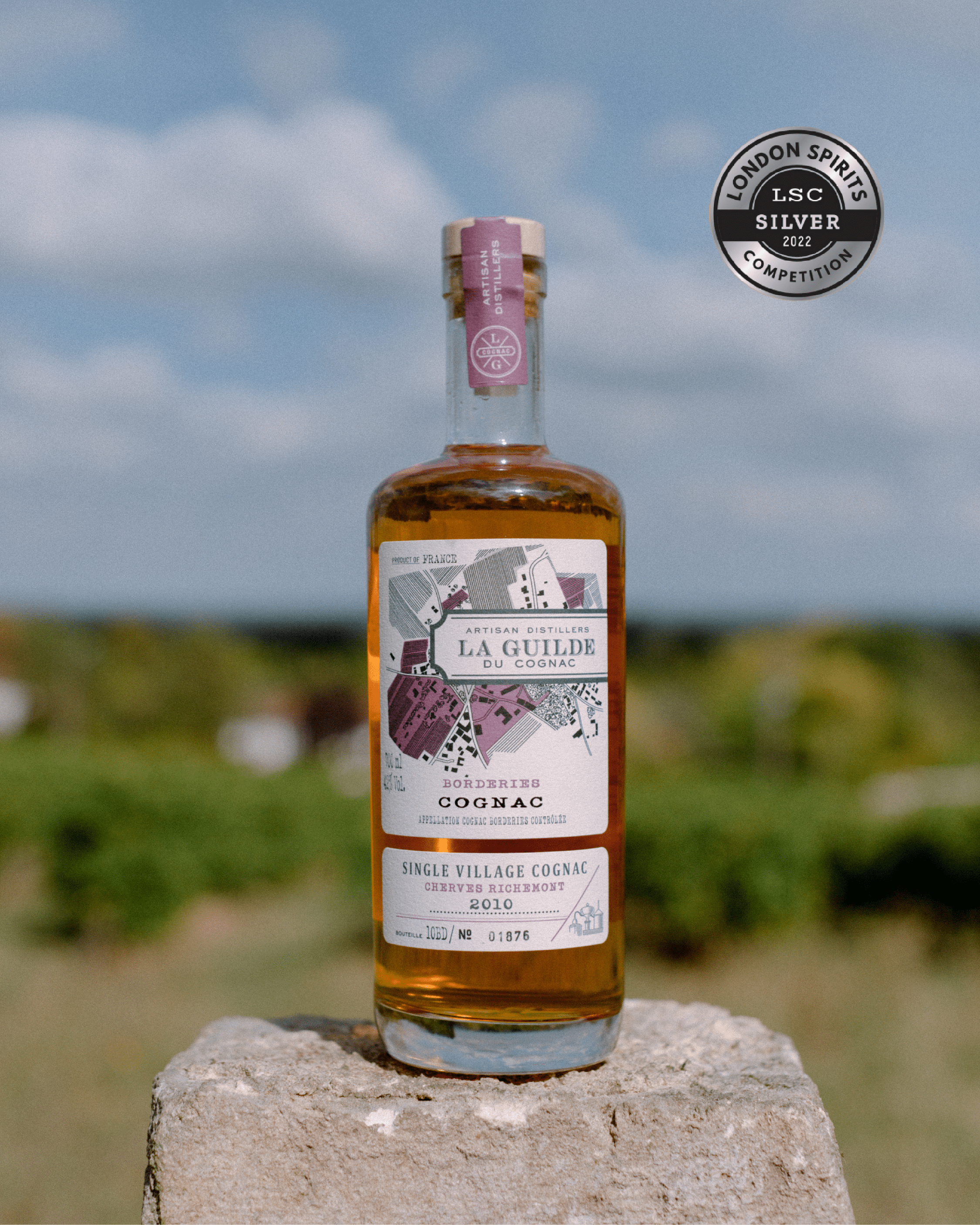 La Guilde du Cognac Borderies 42° - 70cl Cognac Maison Villevert 