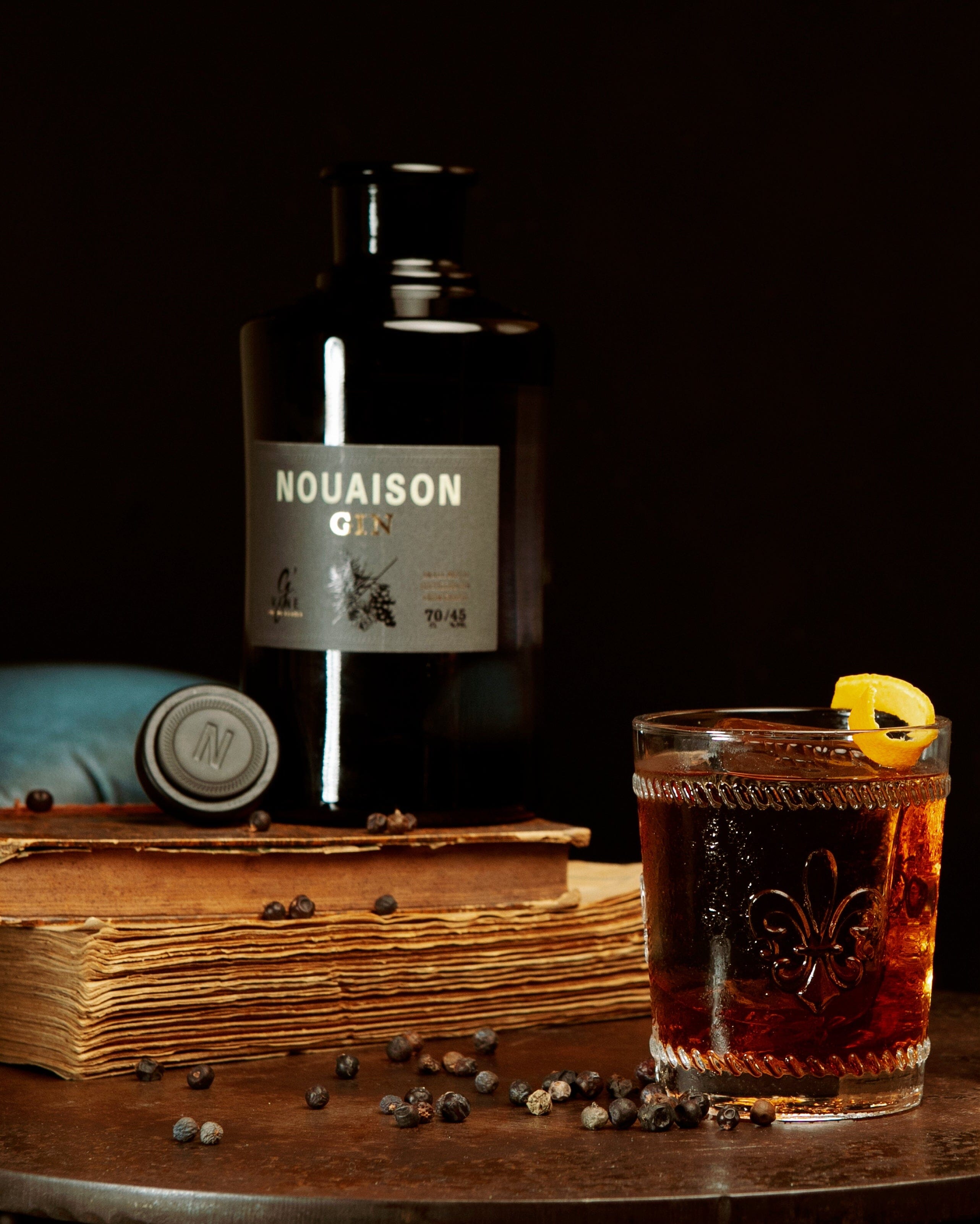 Negroni à la française Gin Maison Villevert 