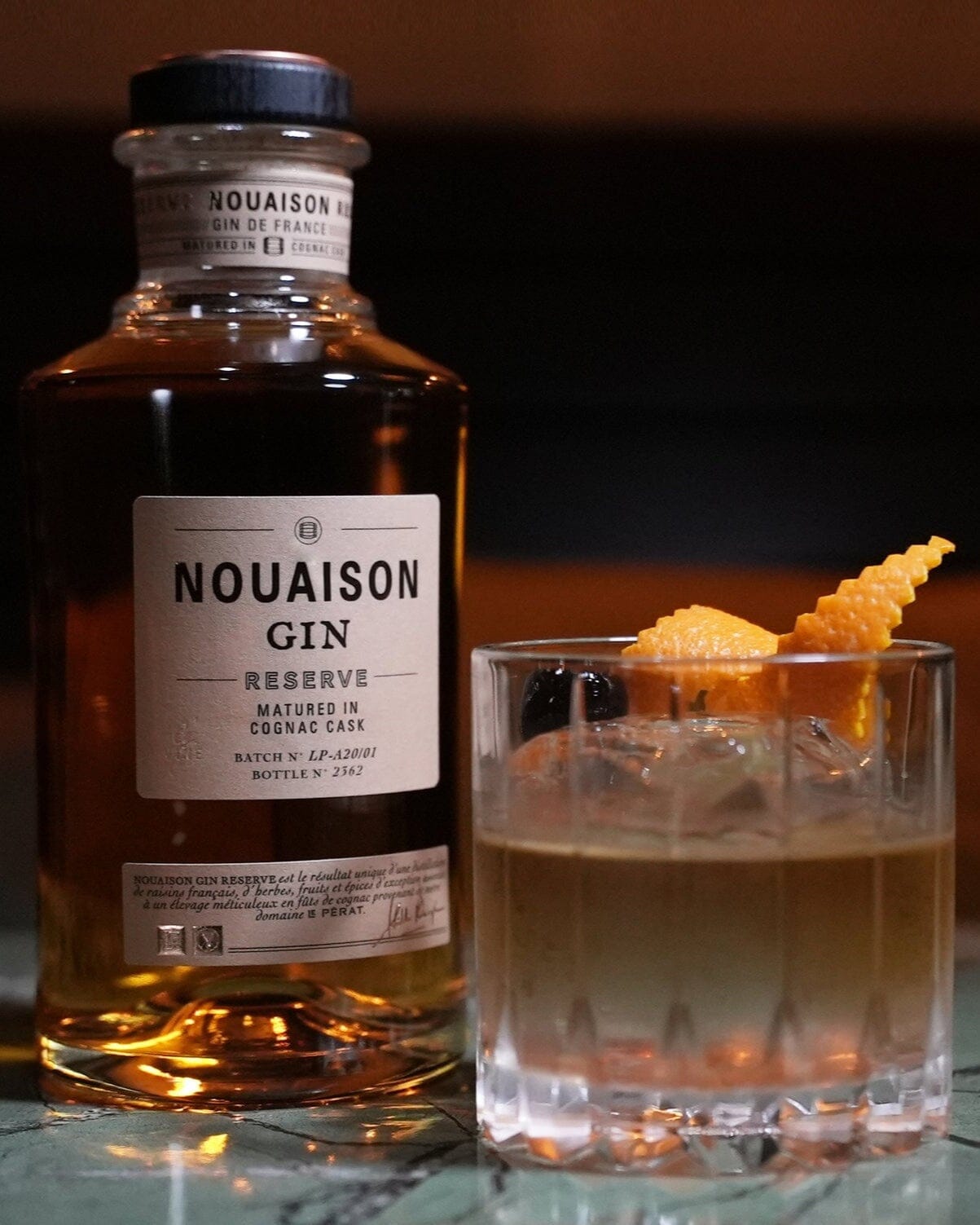 Nouaison Gin Reserve Mignonette Gin Maison Villevert 