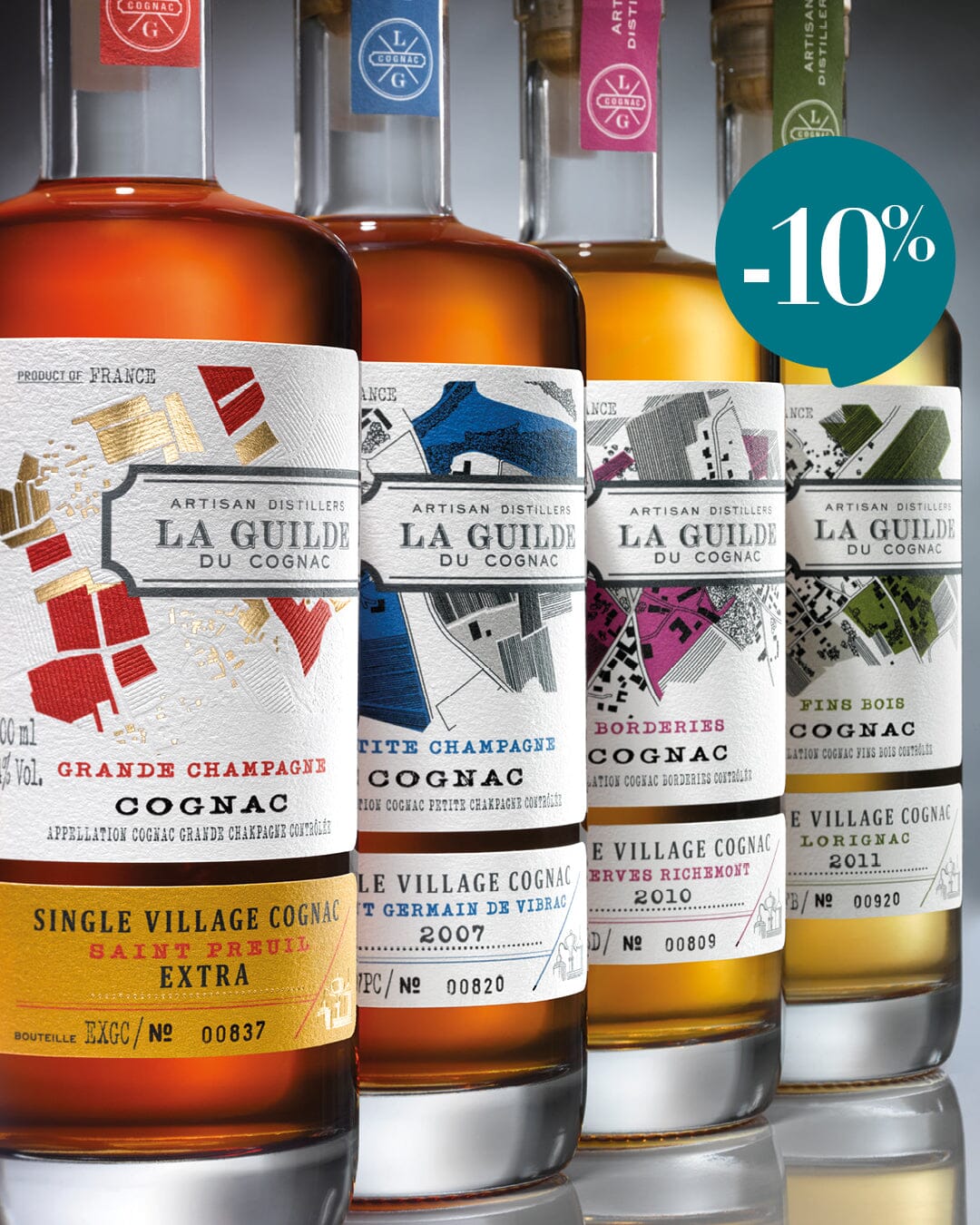 Offre La Guilde du Cognac -10% Cognac Maison Villevert 