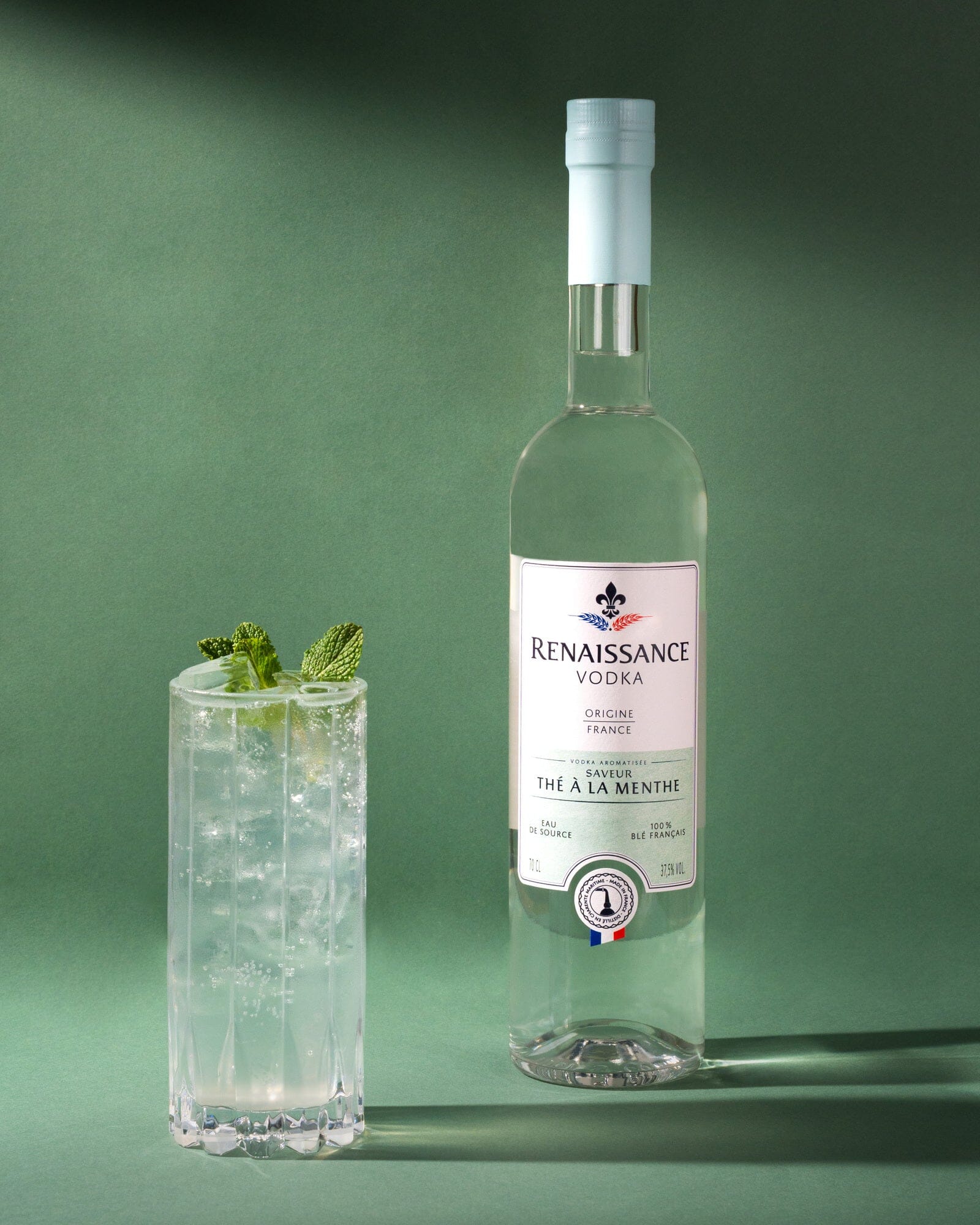 Renaissance Vodka Thé à la Menthe Vodka Maison Villevert 