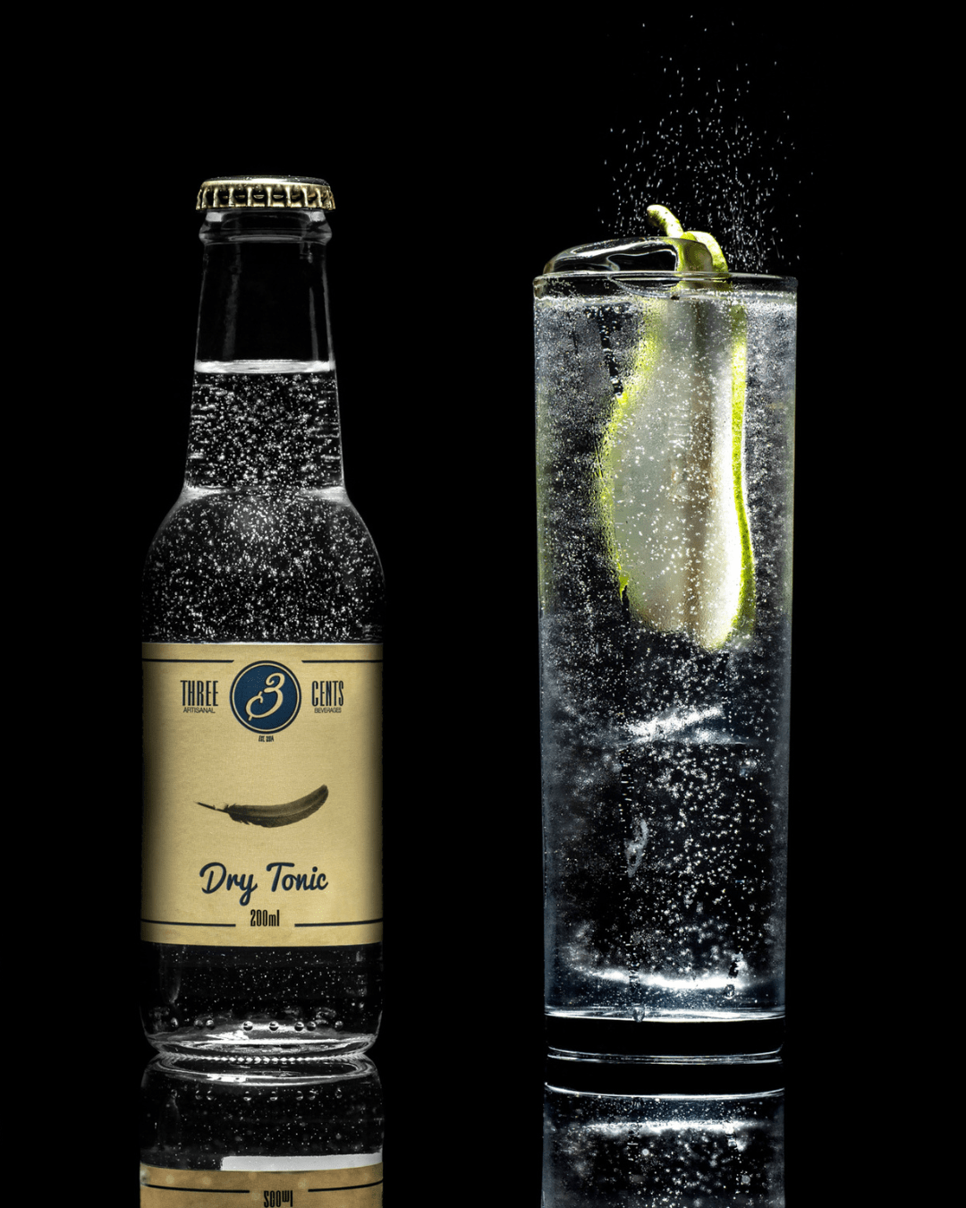 Three Cents Dry Tonic Soft & Mixer Marque Partenaire 