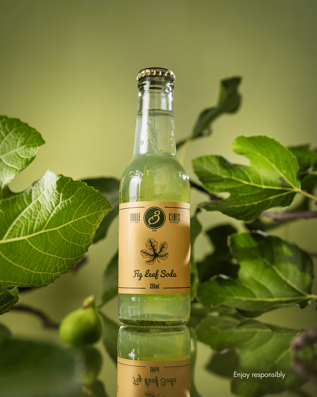 Three Cents Fig Leaf Soft & Mixer Marque Partenaire 