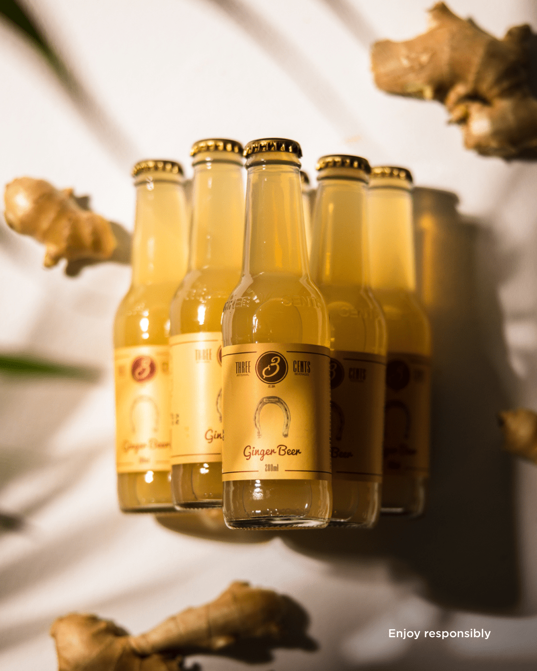 Three Cents Ginger Beer Soft & Mixer Marque Partenaire 