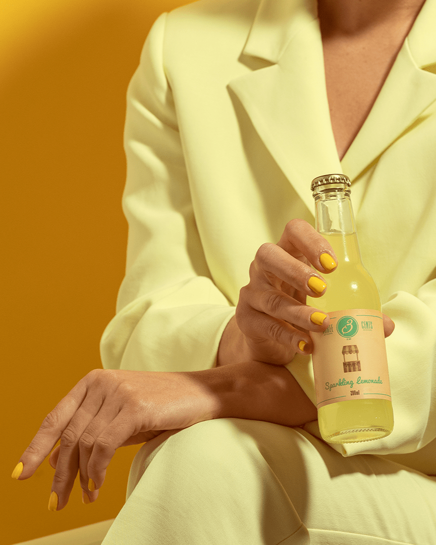 Three Cents Sparkling Lemonade Soft & Mixer Marque Partenaire 